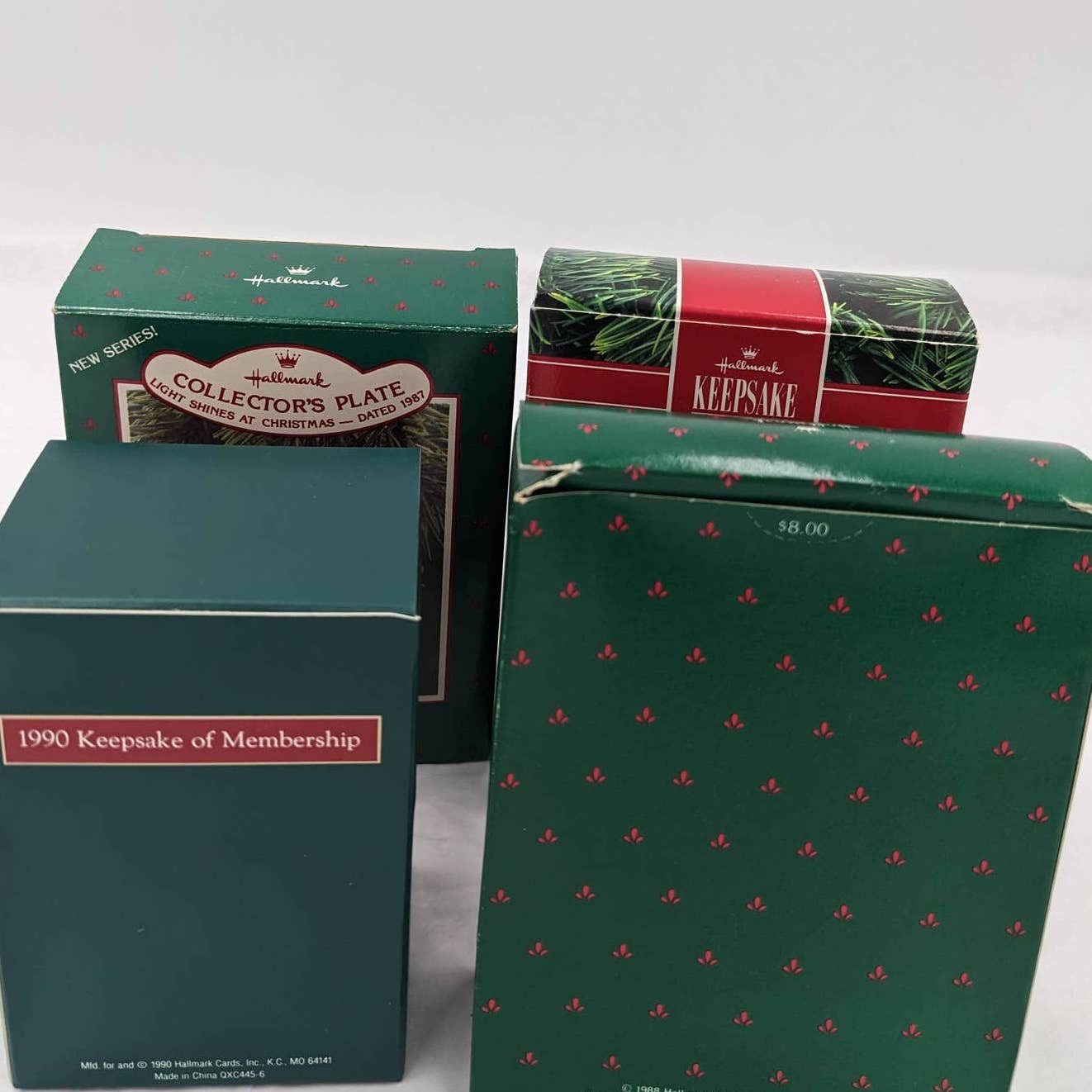 Hallmark Ornaments Vintage Lot Light Shines Christmas Collector Plate Keepsake