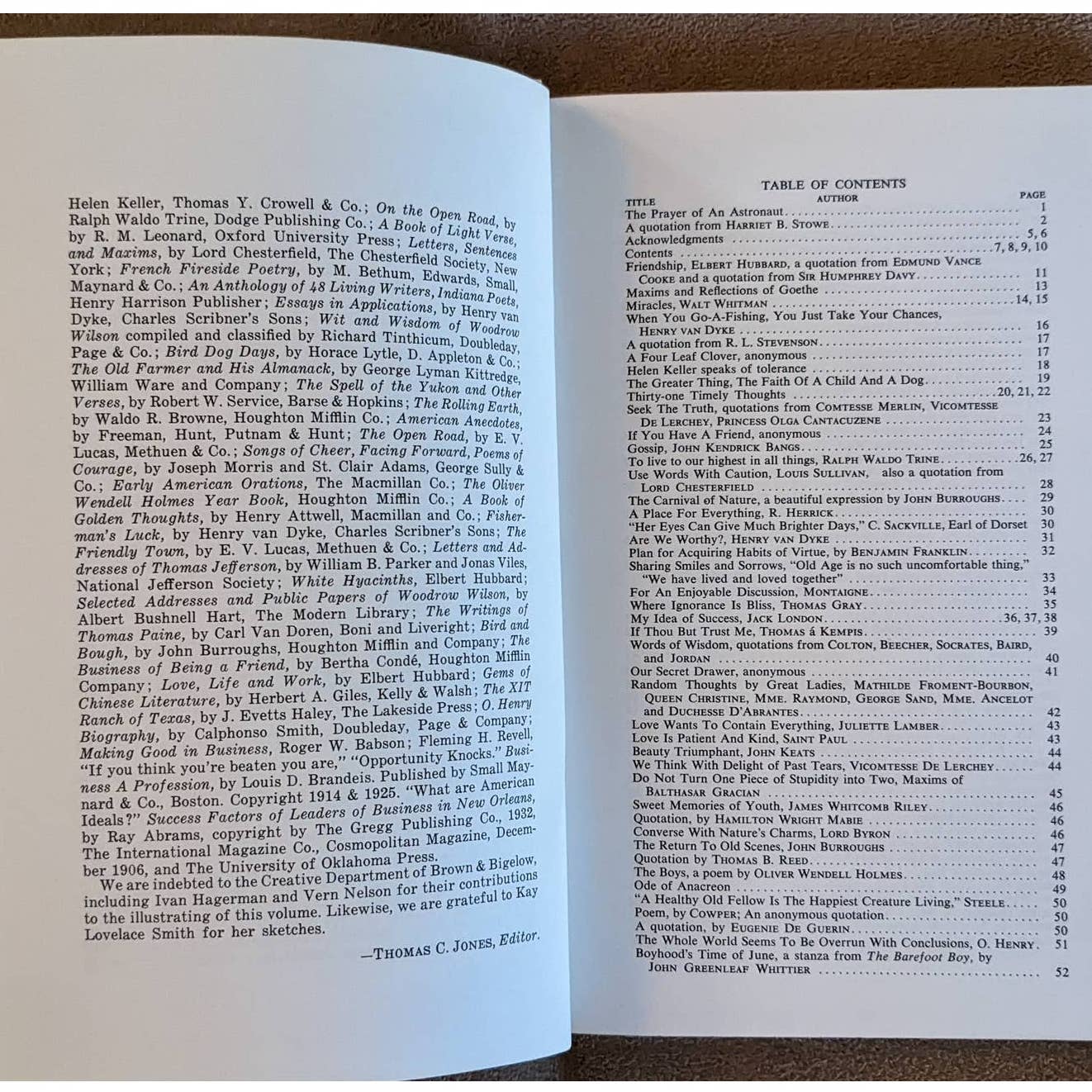 Vintage 1963 Words of Inspiration Writings From the Past to Brighten the Present