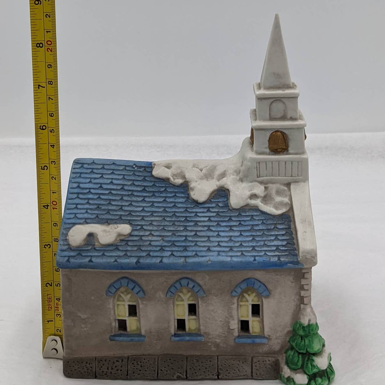 Vintage Americana Church Holiday Christmas Village National Decorations