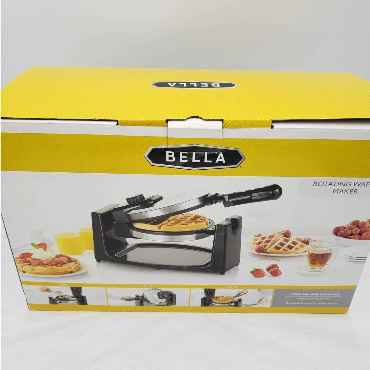 Bella Rotating Waffle Maker GH-805 Open Box Never Used