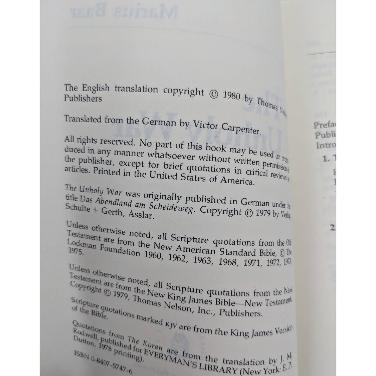 Unholy War By Marius Baar Armageddon End Times AntiChrist Prophecy Vintage 1980