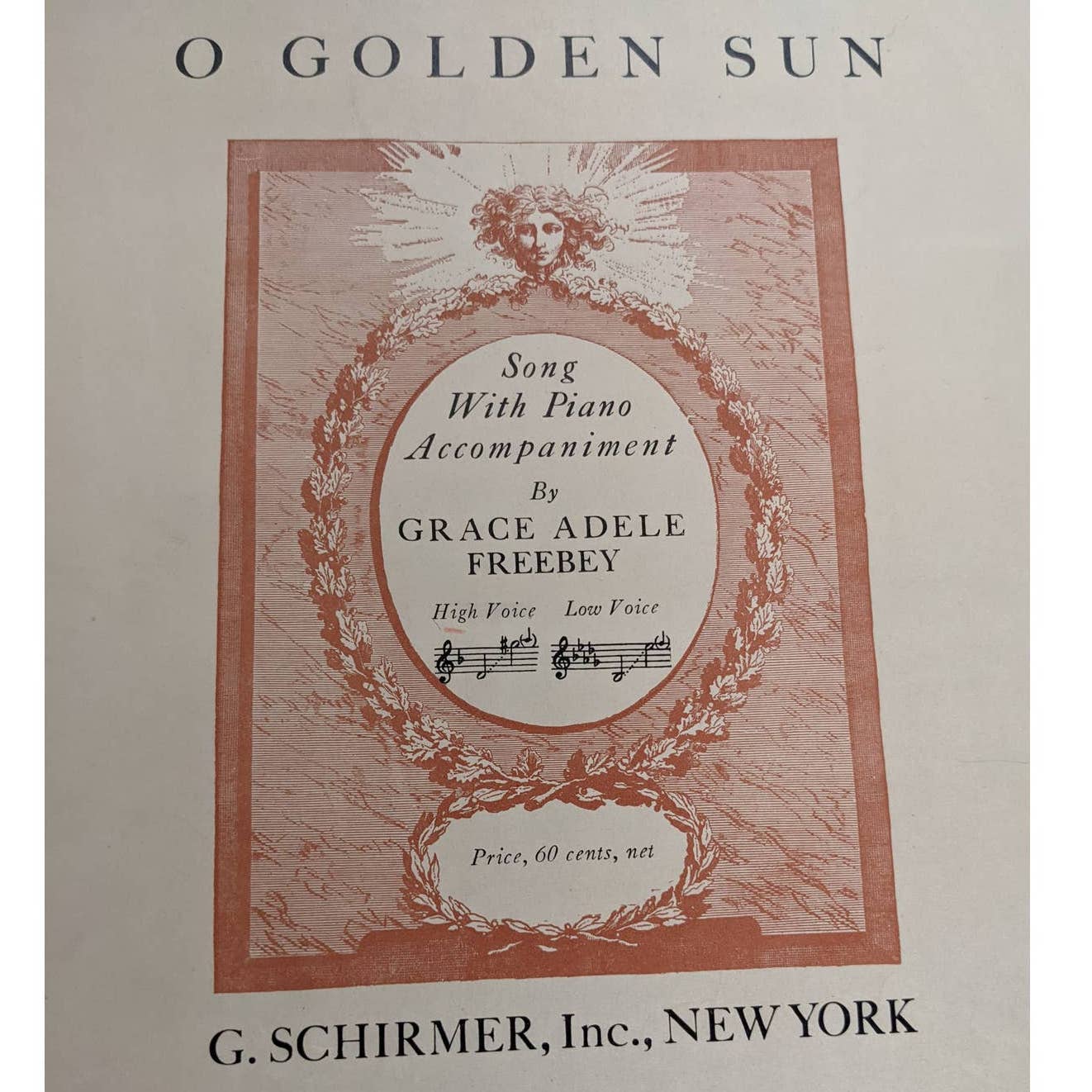 Vintage 1901-1940 Lot 5 Sheet Music Summertime, O Golden Sun, Sunrise Serenade