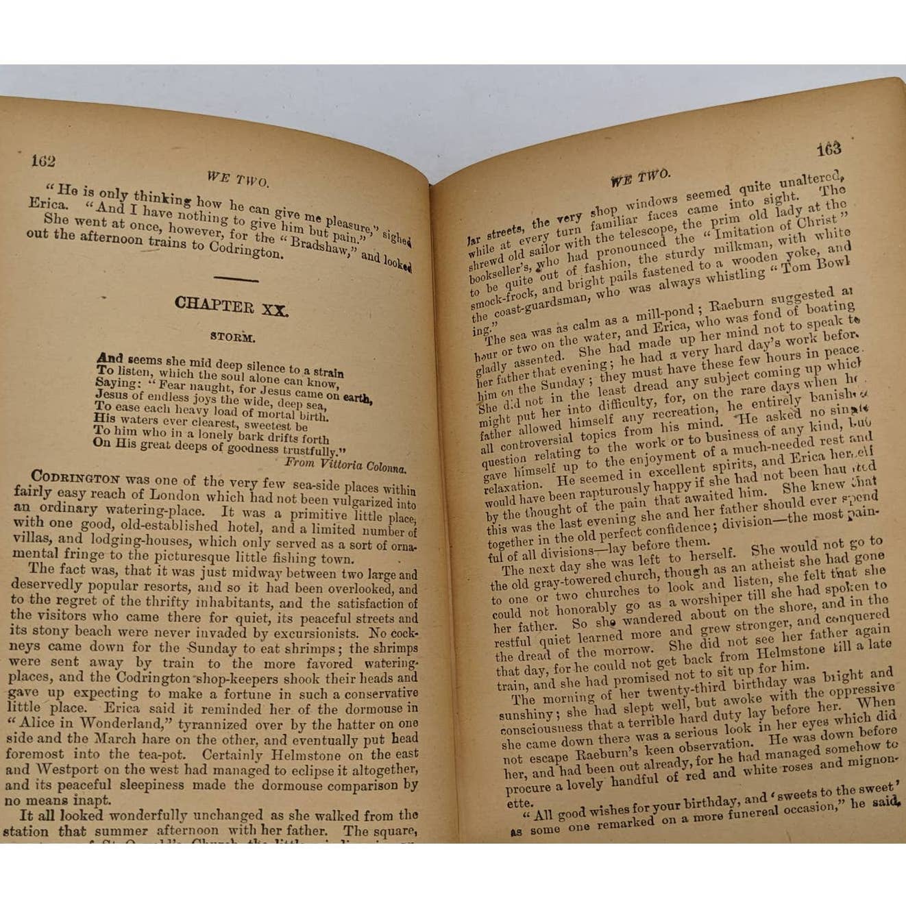 We Two By Edna Lyall Novel Book Antiquarian