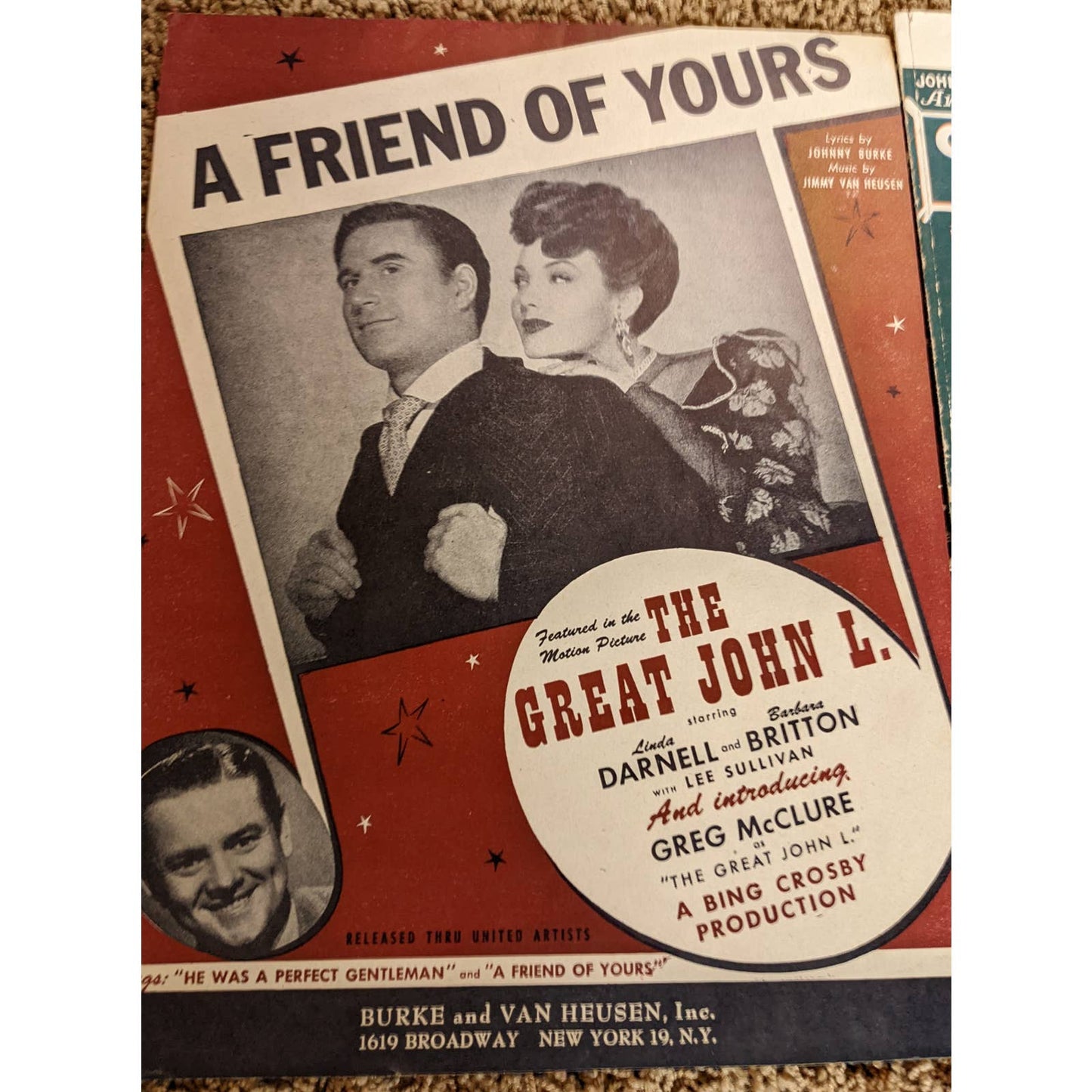 Vintage Sheet Music Lot of 7 1930s-1940s Lantern of Love, Honolulu Eyes