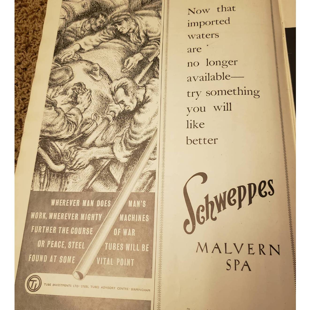 Vintage Illustrated London News Magazine Issue Vintage Ads WW2 June 20 1942