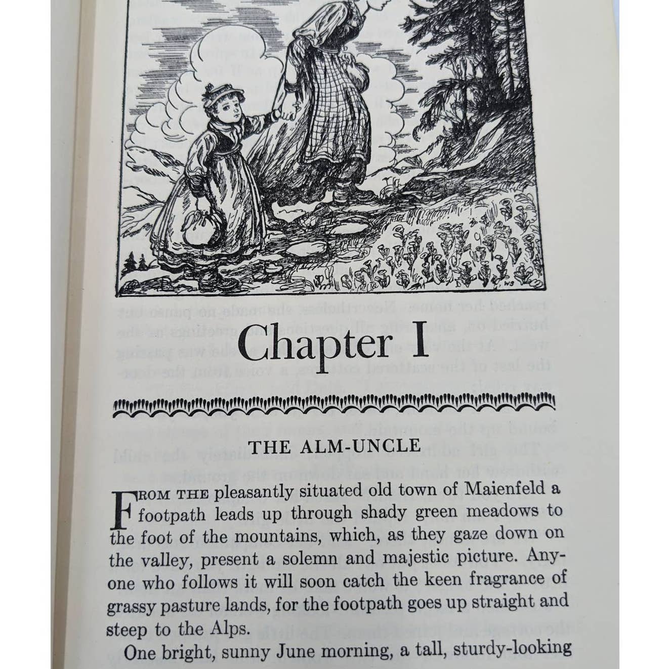 Heidi By Johanna Spyri Illustrated By William Sharp Junior Vintage Book 1945