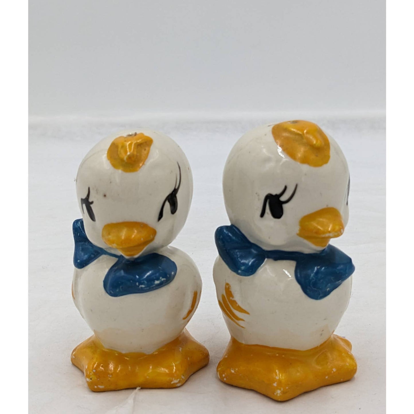 Vintage Duckling Little Chicks Salt Pepper Shaker Pair Set Adorable