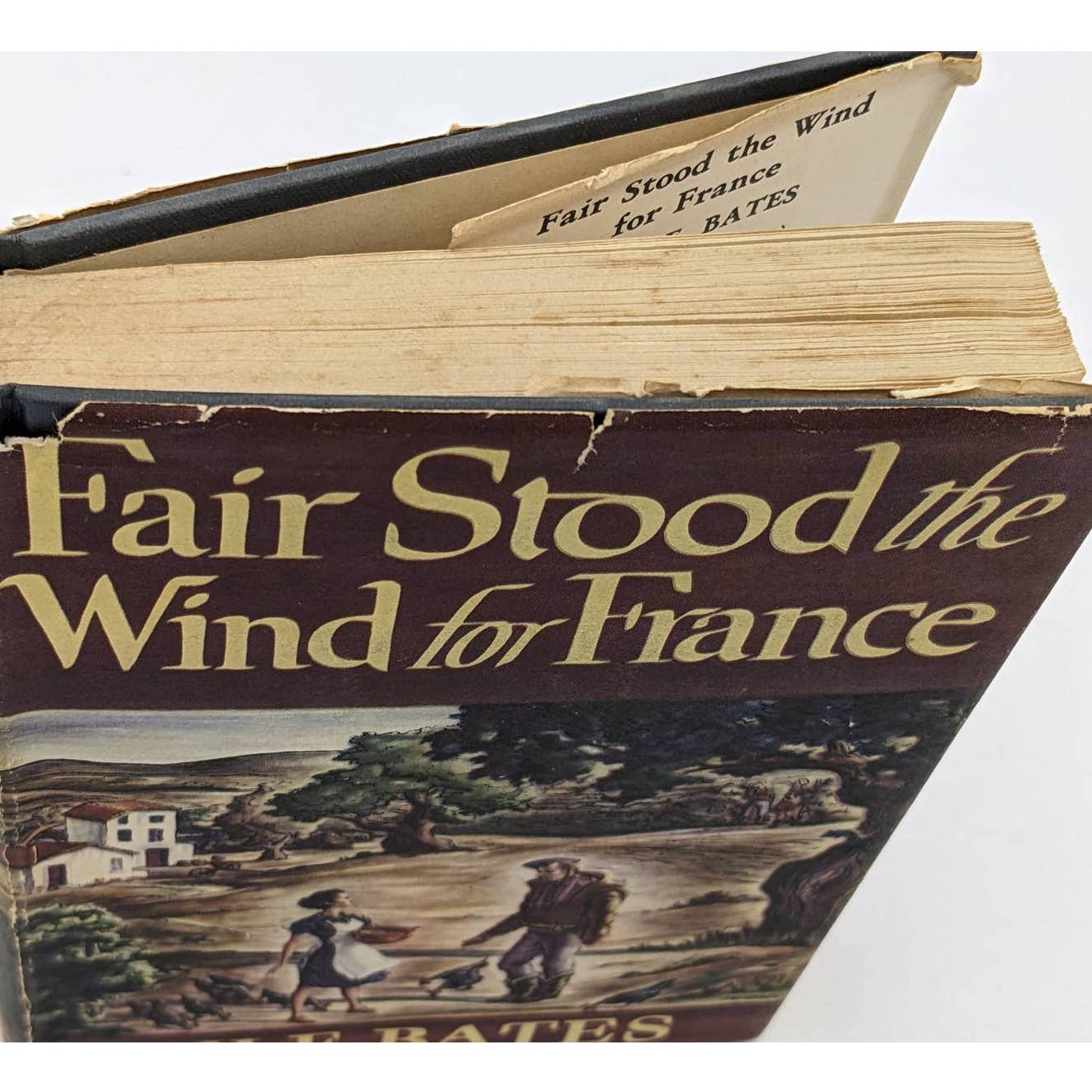 Fair Stood the Wind for France by H.E. Bates Vintage Novel WW2 Pilot 1944