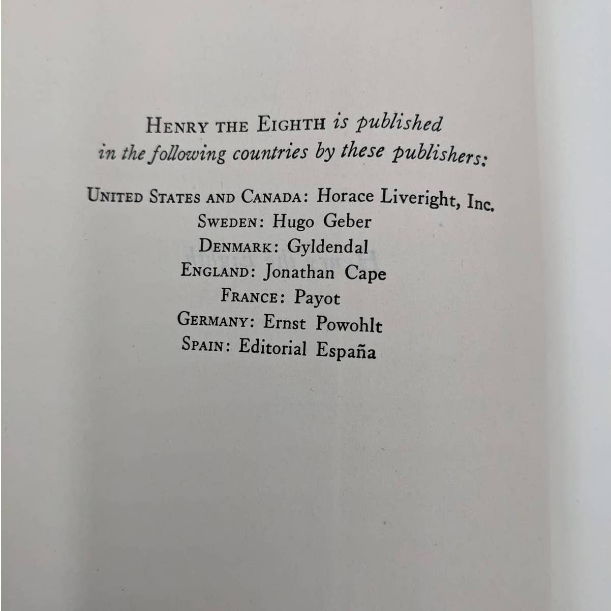 Henry The Eighth By Francis Hackett Illustrated Biography Star Book Vintage 1931