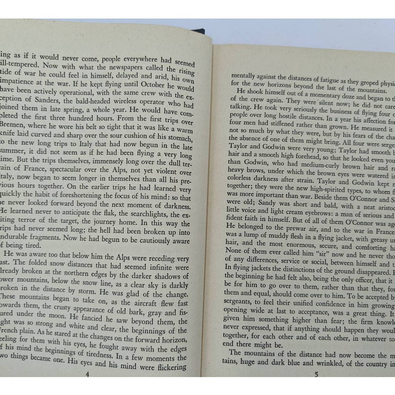 Fair Stood the Wind for France by H.E. Bates Vintage Novel WW2 Pilot 1944