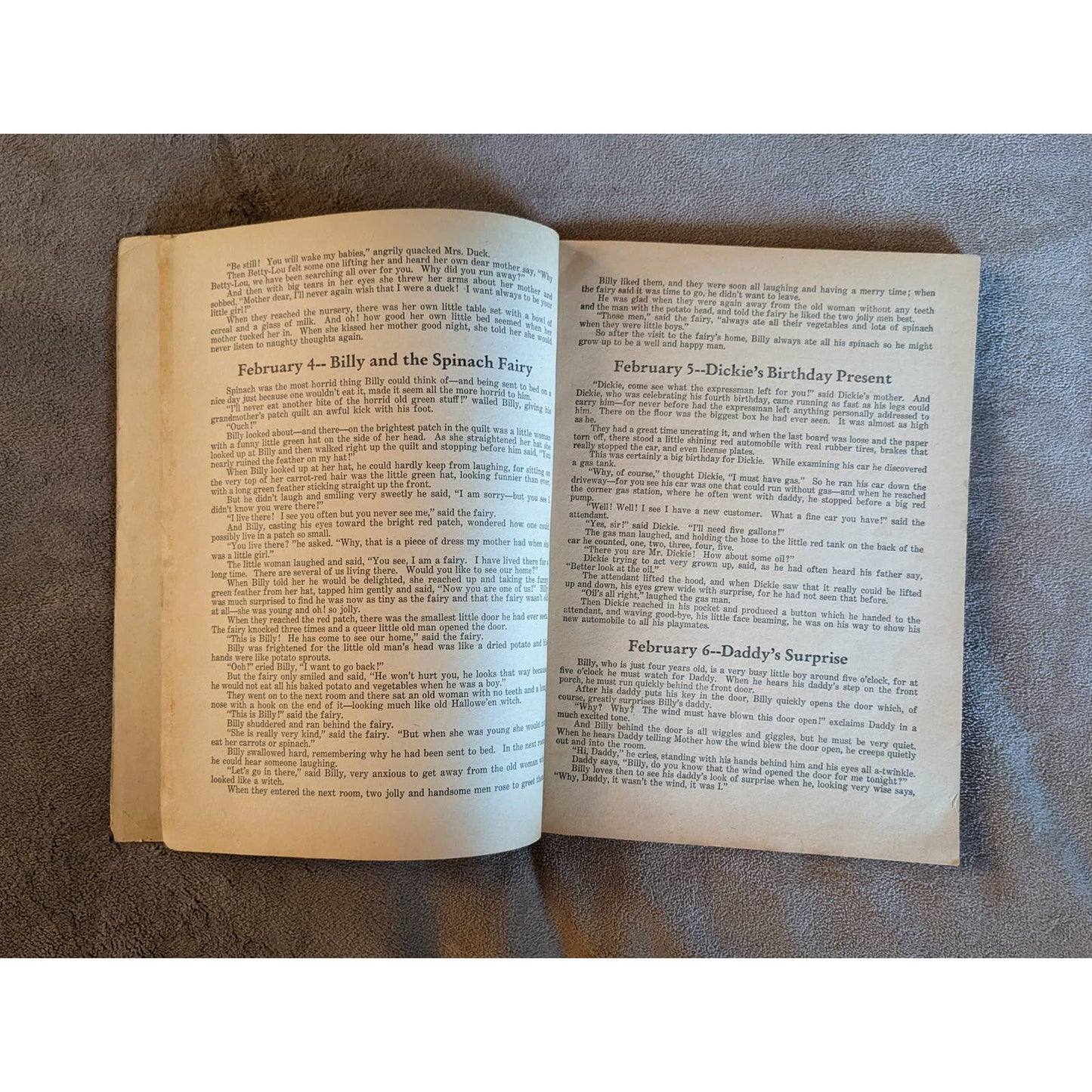 Vintage 1931 365 Bedtime Stories: A Bedtime Story For Every Day Childrens
