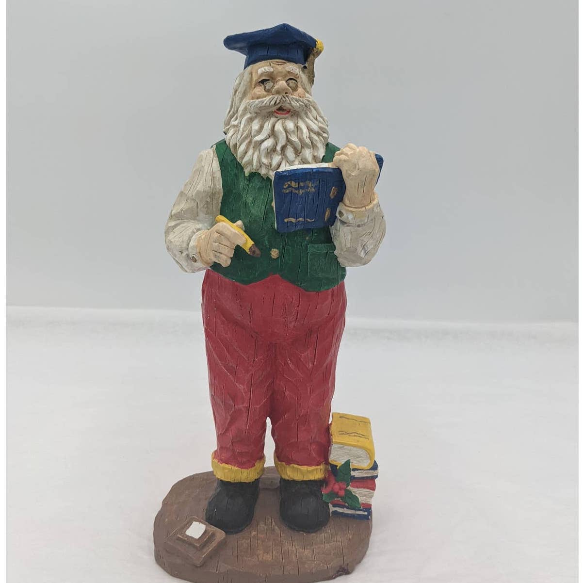 Vintage Santa Claus Checklist His List Naughty or Nice 10" Tall