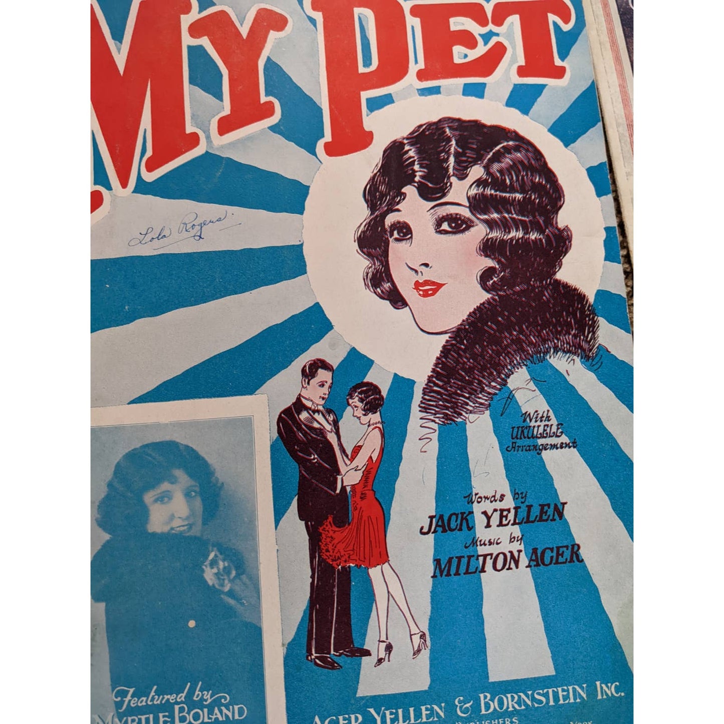 Vintage Sheet Music 1920s-1940s Lot Of 5 Forever And Ever, My Pet, Little Carol