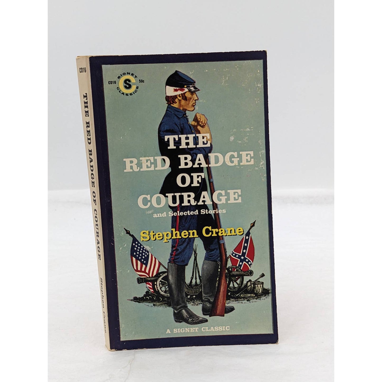 The Red Badge Of Courage By Stephen Crane Civil War Novel Vintage Paperback 1961