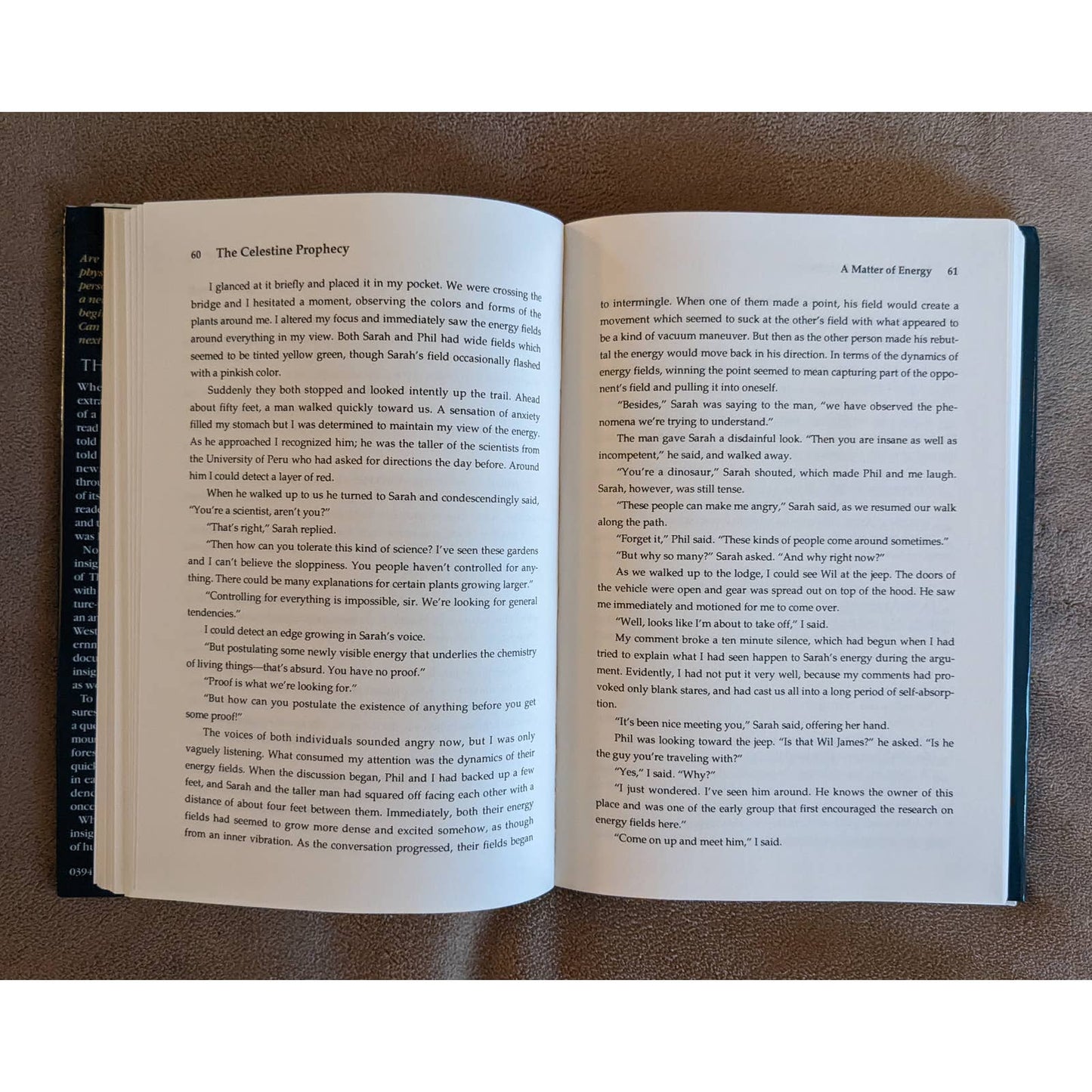 The Celestine Prophecy Adventure 1993 By James Redfield New Age Spirituality