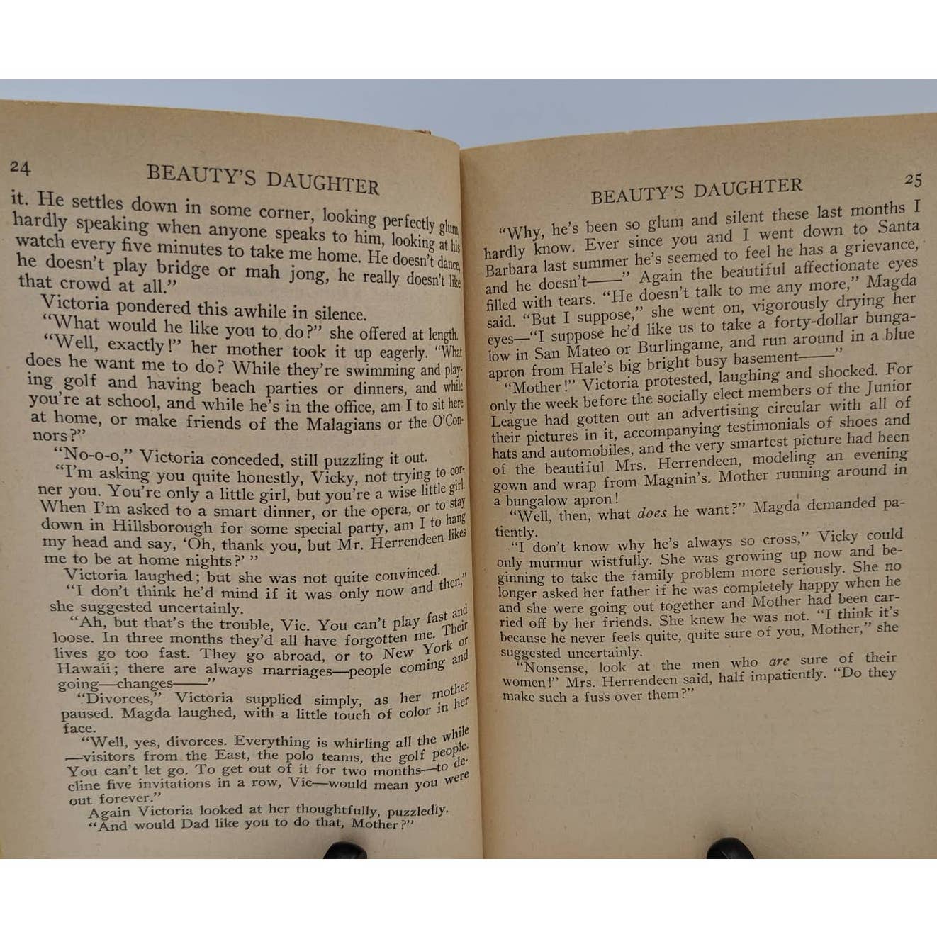 Beauty's Daughter By Kathleen Norris Vintage Novel Book 1944