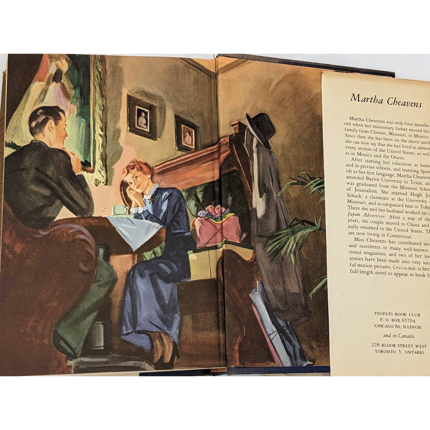 Crosswinds By Martha Cheavens Vintage Historical Novel Fiction WW2