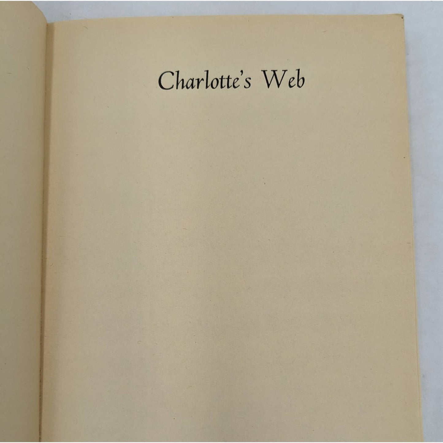Charlotte's Web By E. B. White Vintage Childrens Novel Paperback 1972
