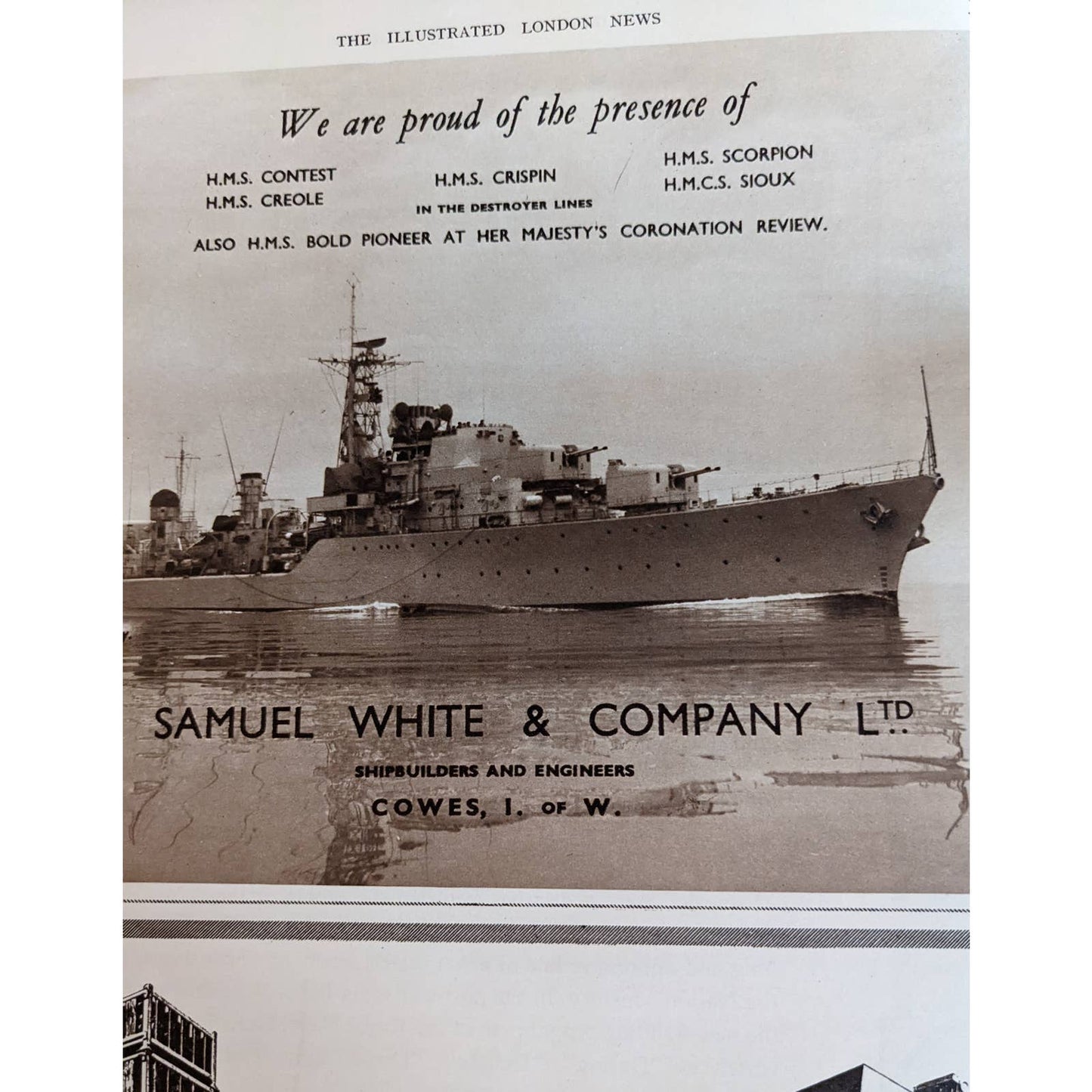 Vintage Illustrated London News Magazine Issue History Collection June 20, 1953