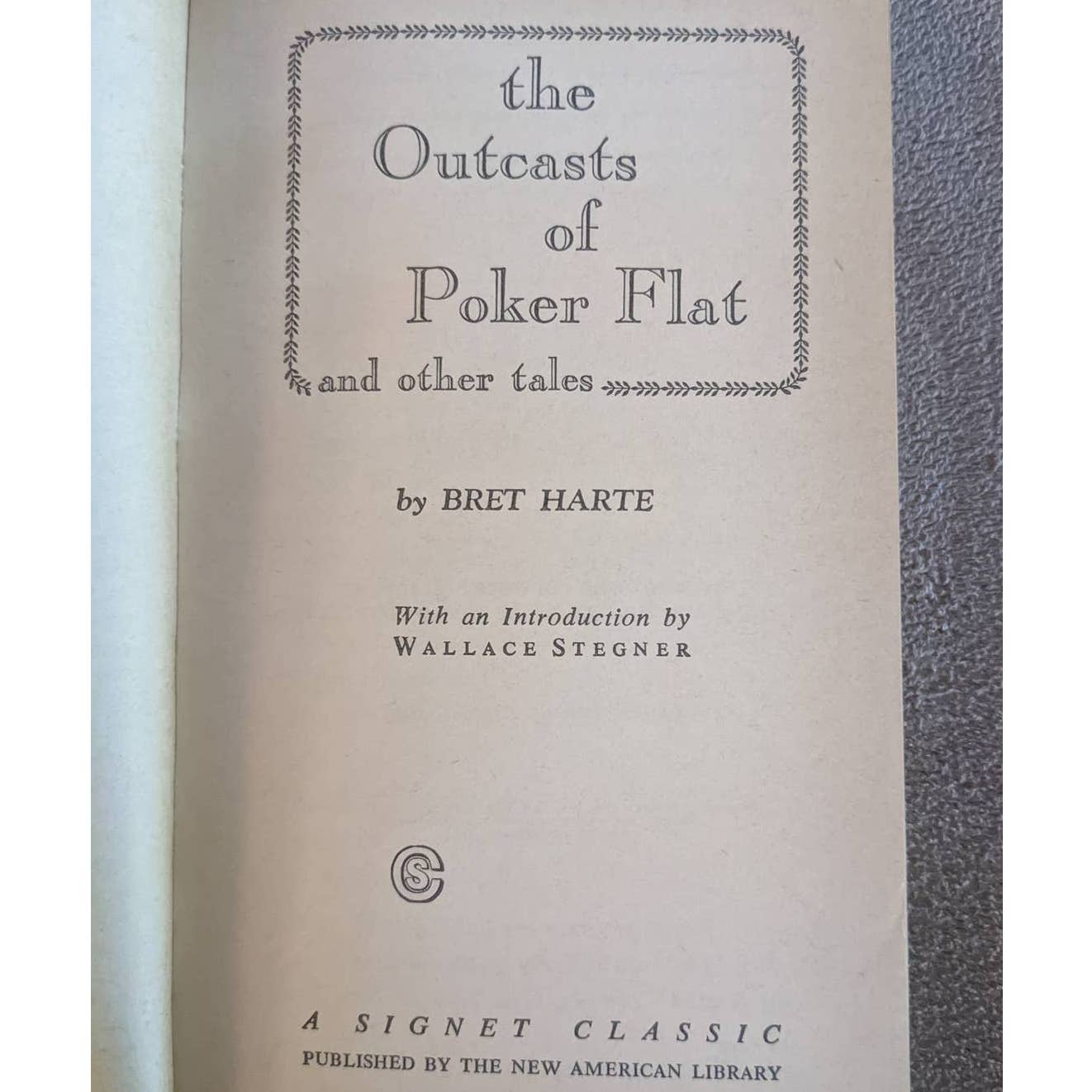 The Outcasts Of Poker Flat And Other Tales 1961 By Bret Harte Western Signet