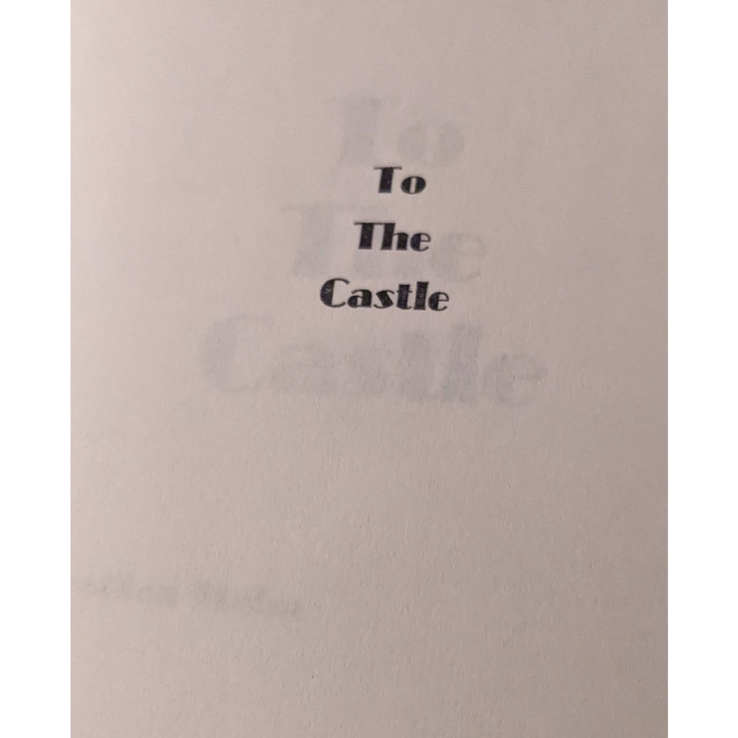 Vintage To The Castle 1957 Book By Dorothea Malm "A Must For Du Maurier Fans"