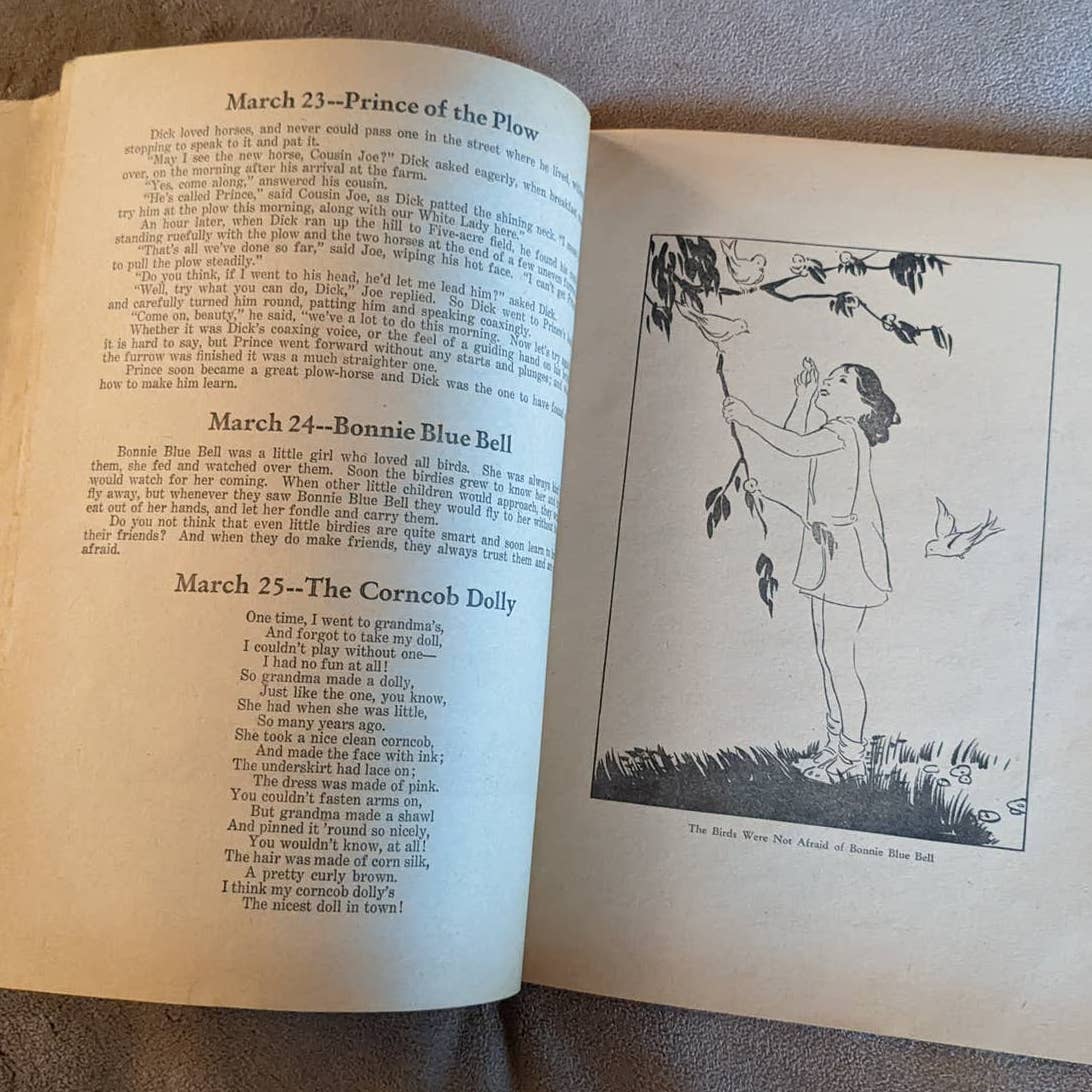Vintage 1931 365 Bedtime Stories: A Bedtime Story For Every Day Childrens
