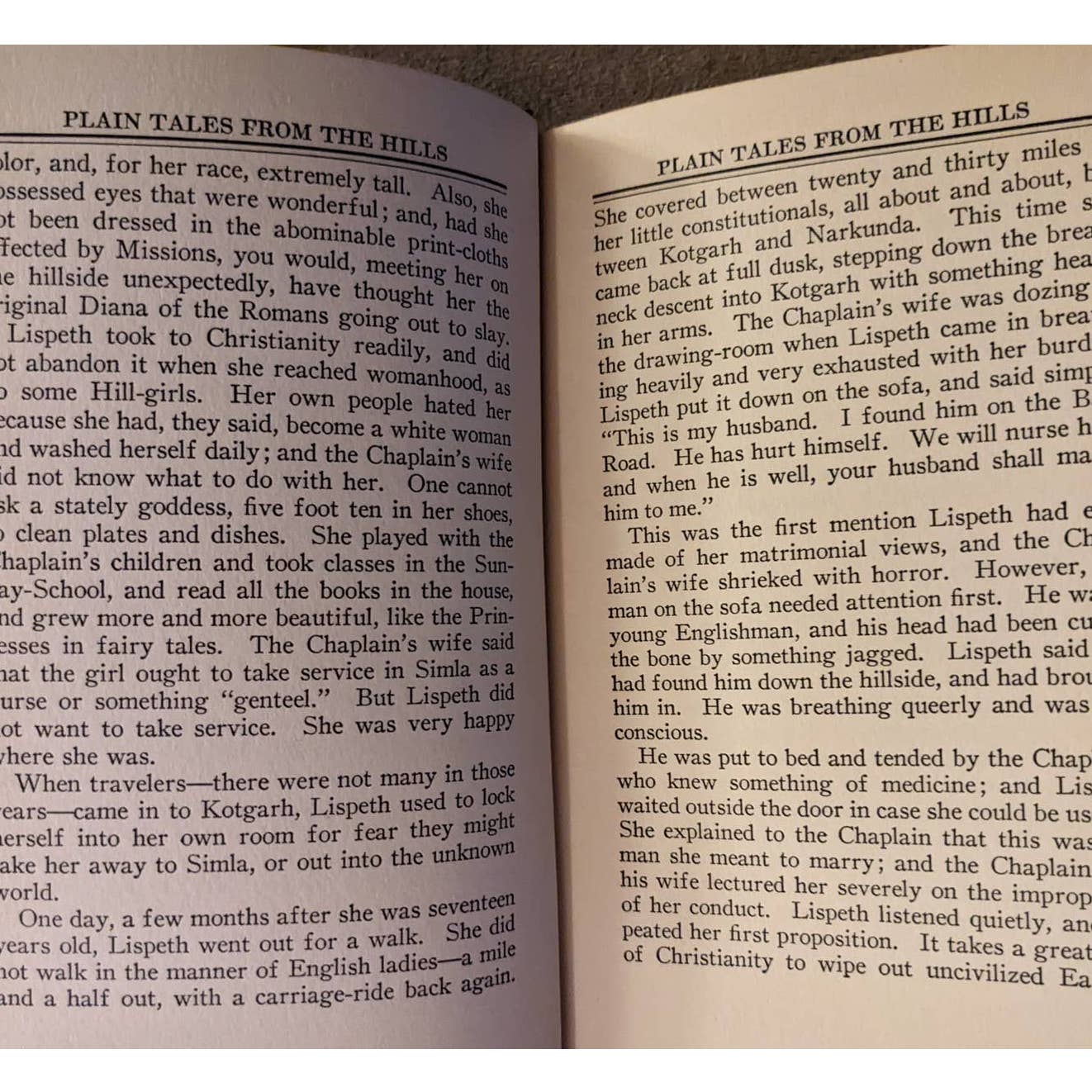 Vintage Rudyard Kipling Story Of Gadsbys & Plain Tales From Hills Punjab Edition