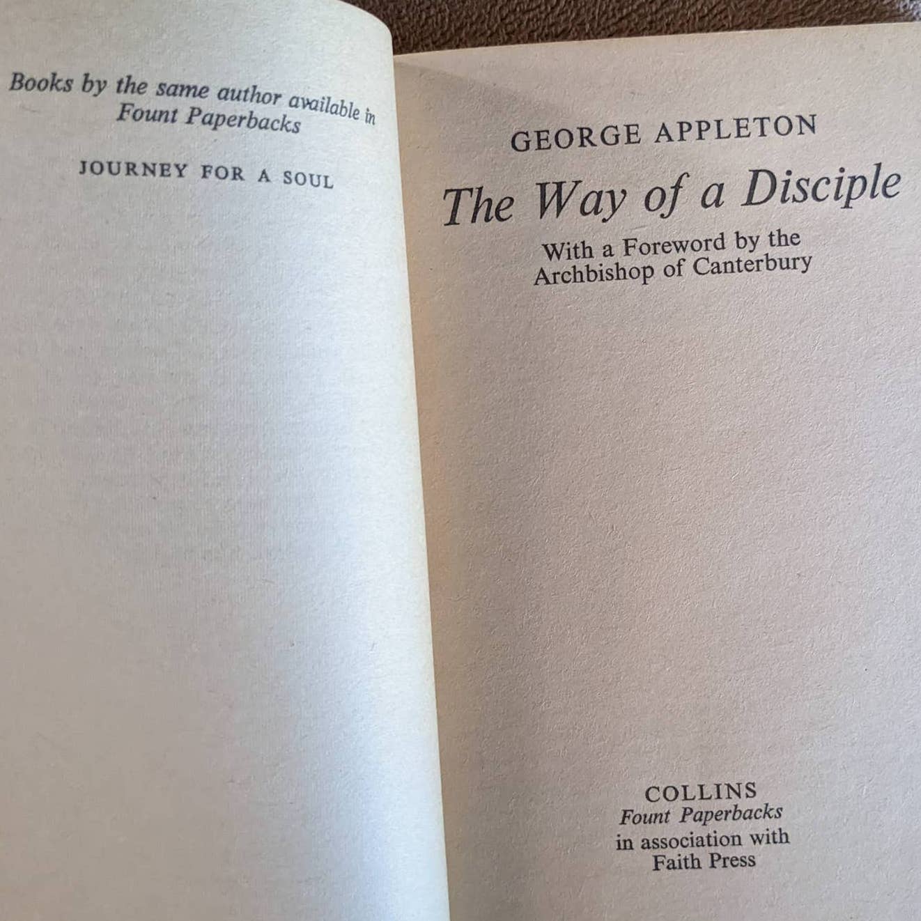 The Way Of A Discipline Vintage 1979 By George Appleton Book Of Meditation