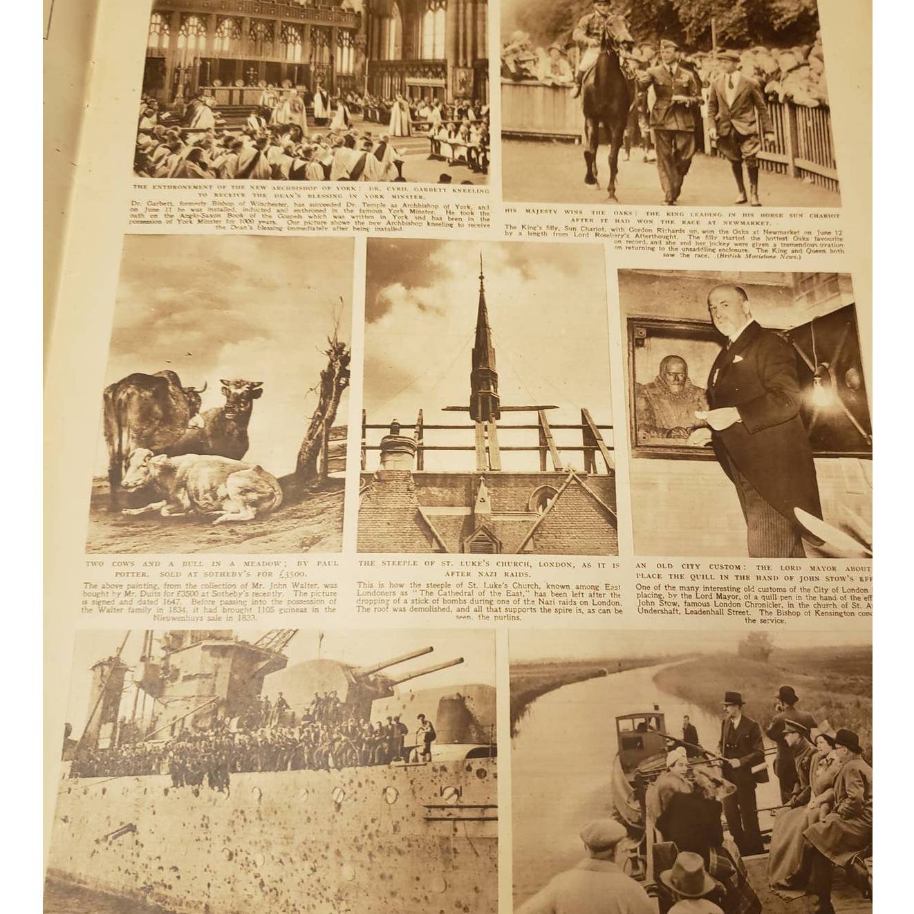 Vintage Illustrated London News Magazine Issue Vintage Ads WW2 June 20 1942