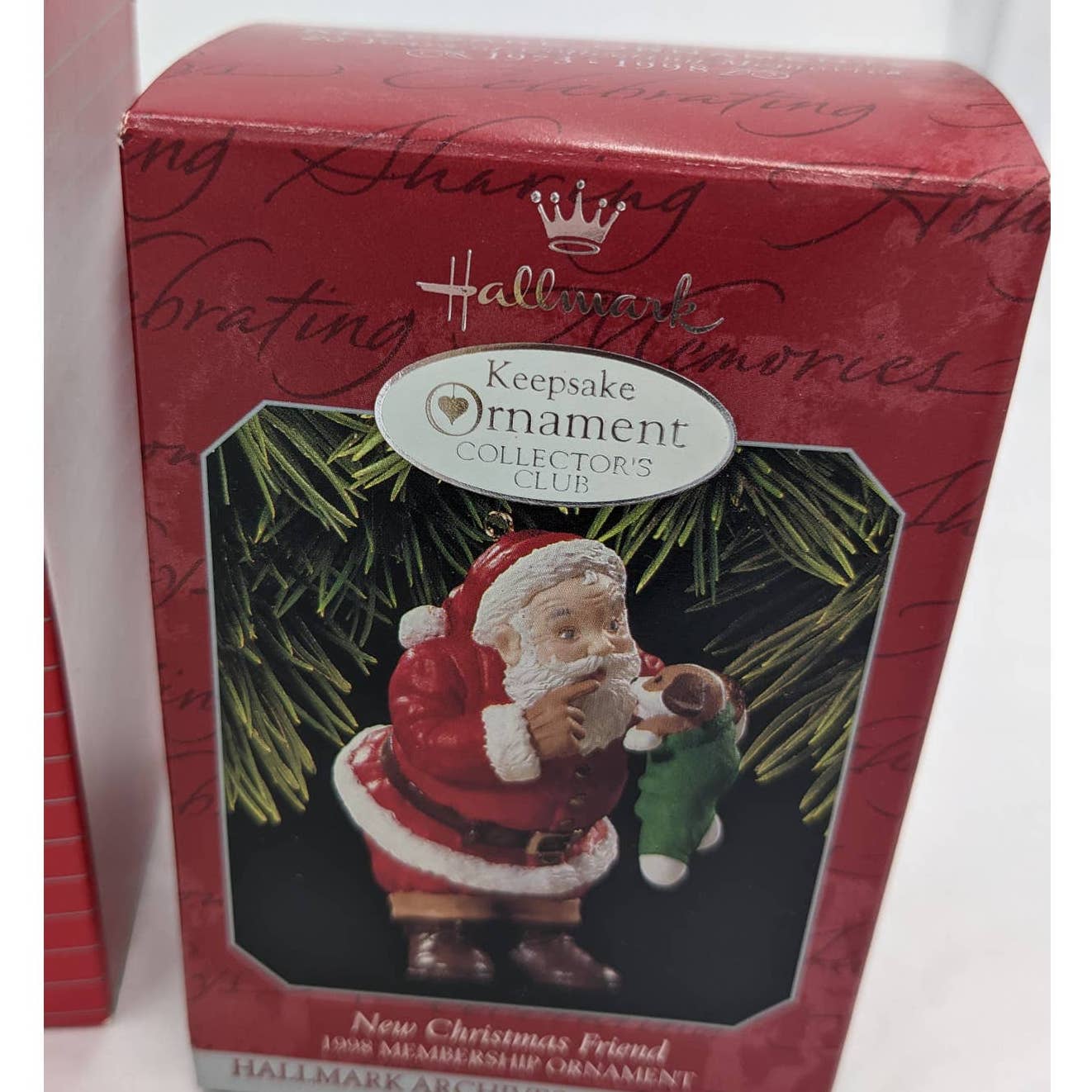 Hallmark Ornaments Vintage Santa Lot Visit From Santa Magic Ride Blimp W/Box