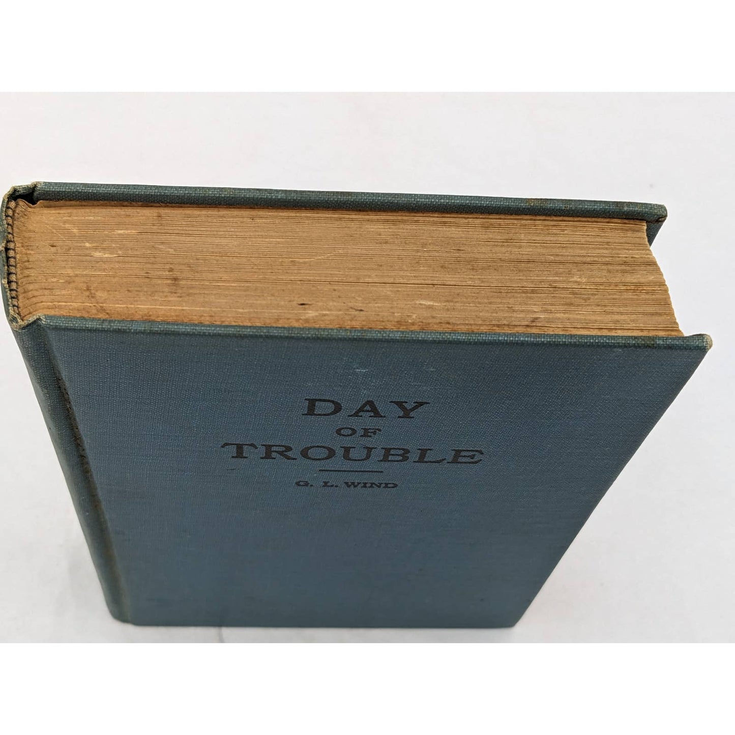Day Of Trouble By G.L. Wind Vintage Novel Book 1931