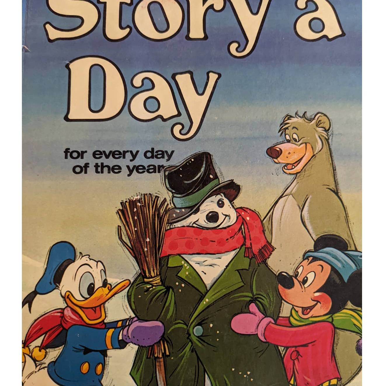 Vintage Walt Disney Story A Day For Every Day Of The Year Winter Bedtime Stories