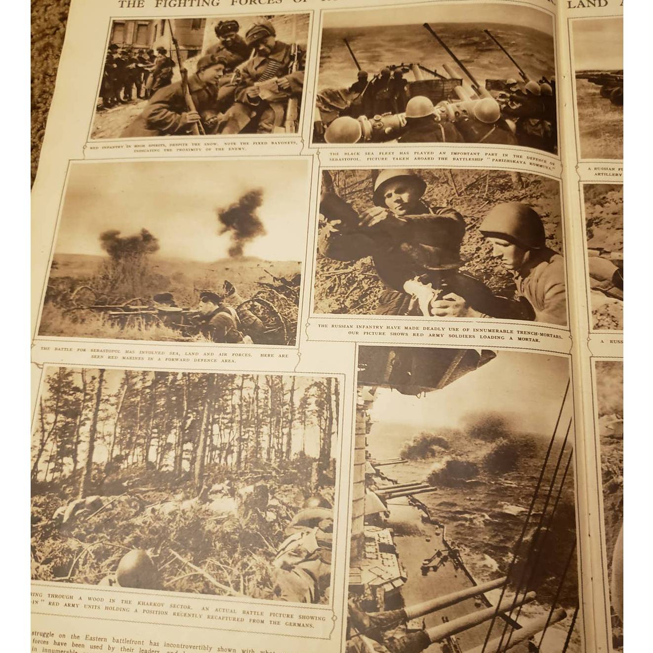 Vintage Illustrated London News Magazine Issue Vintage Ads WW2 June 20 1942