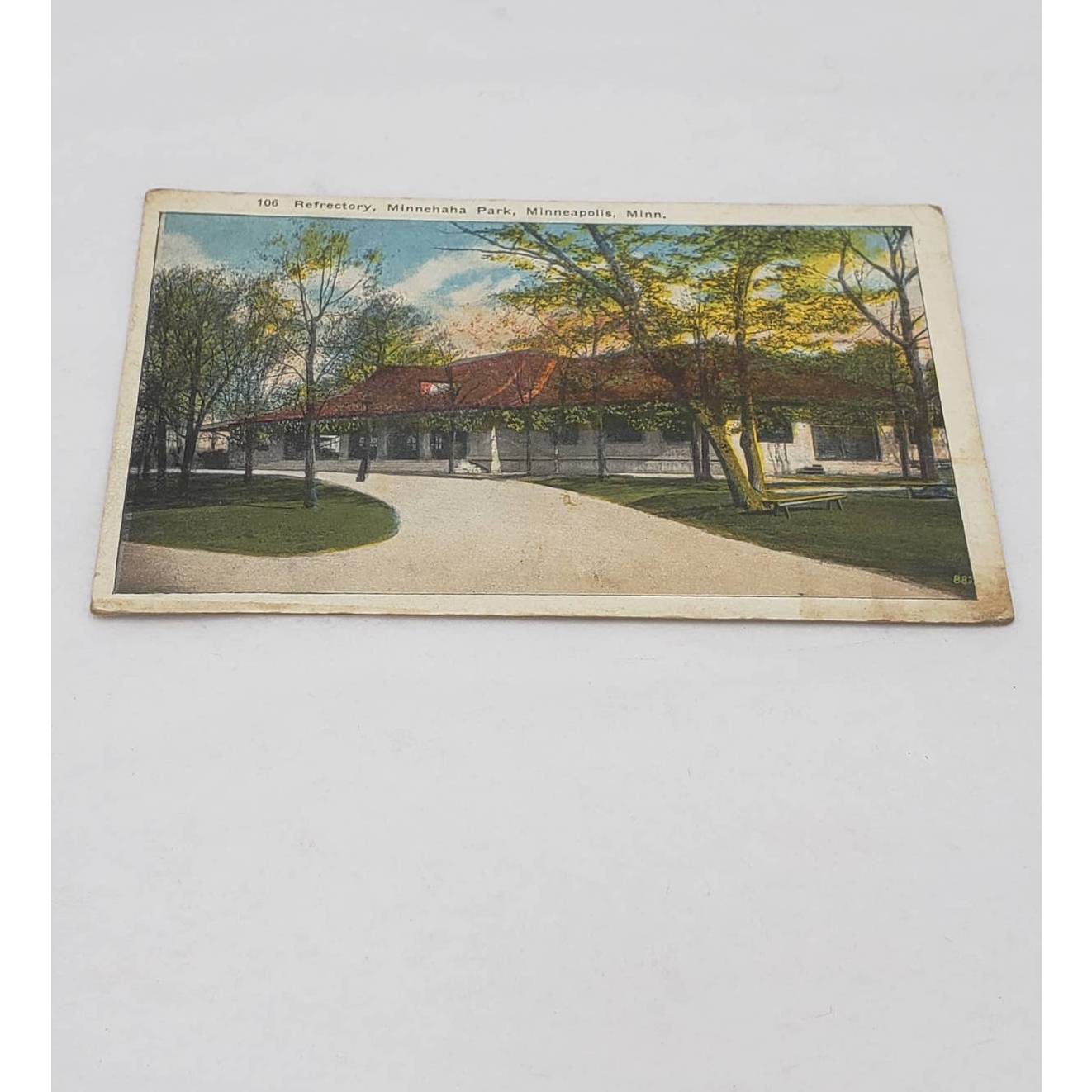 c1924 Refrectory, Minnehaha, Minneapolis, Minnesota 106 Vintage Postcard