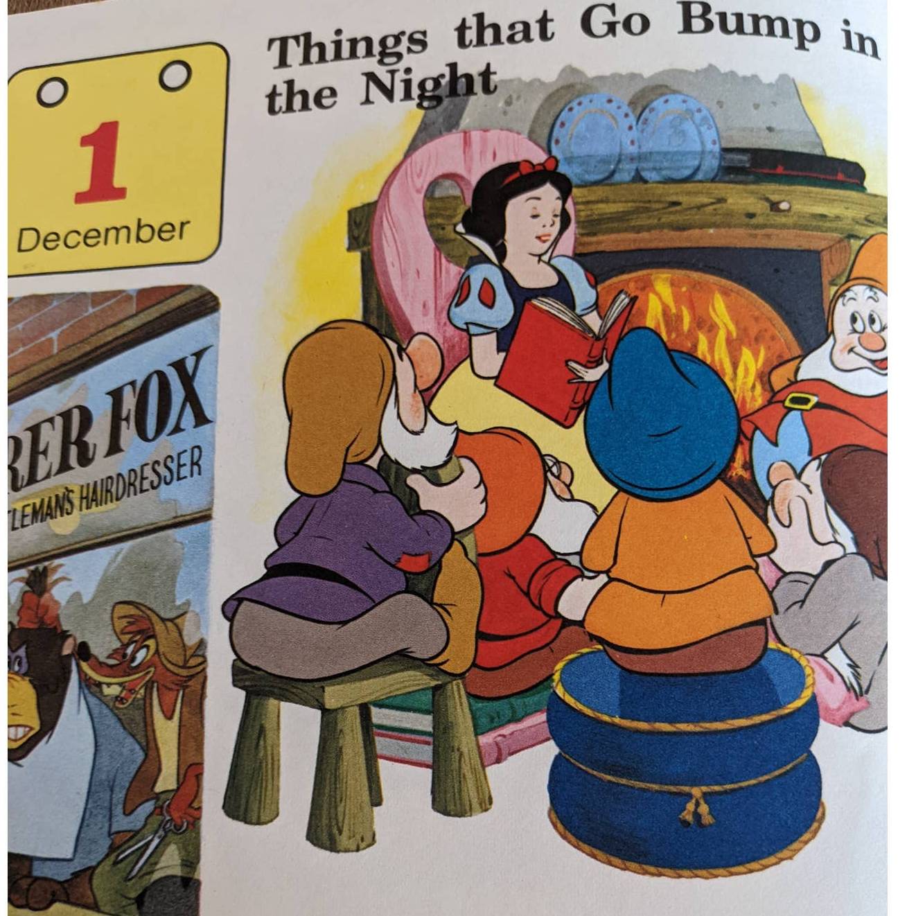 Vintage Walt Disney Story A Day For Every Day Of The Year Winter Bedtime Stories