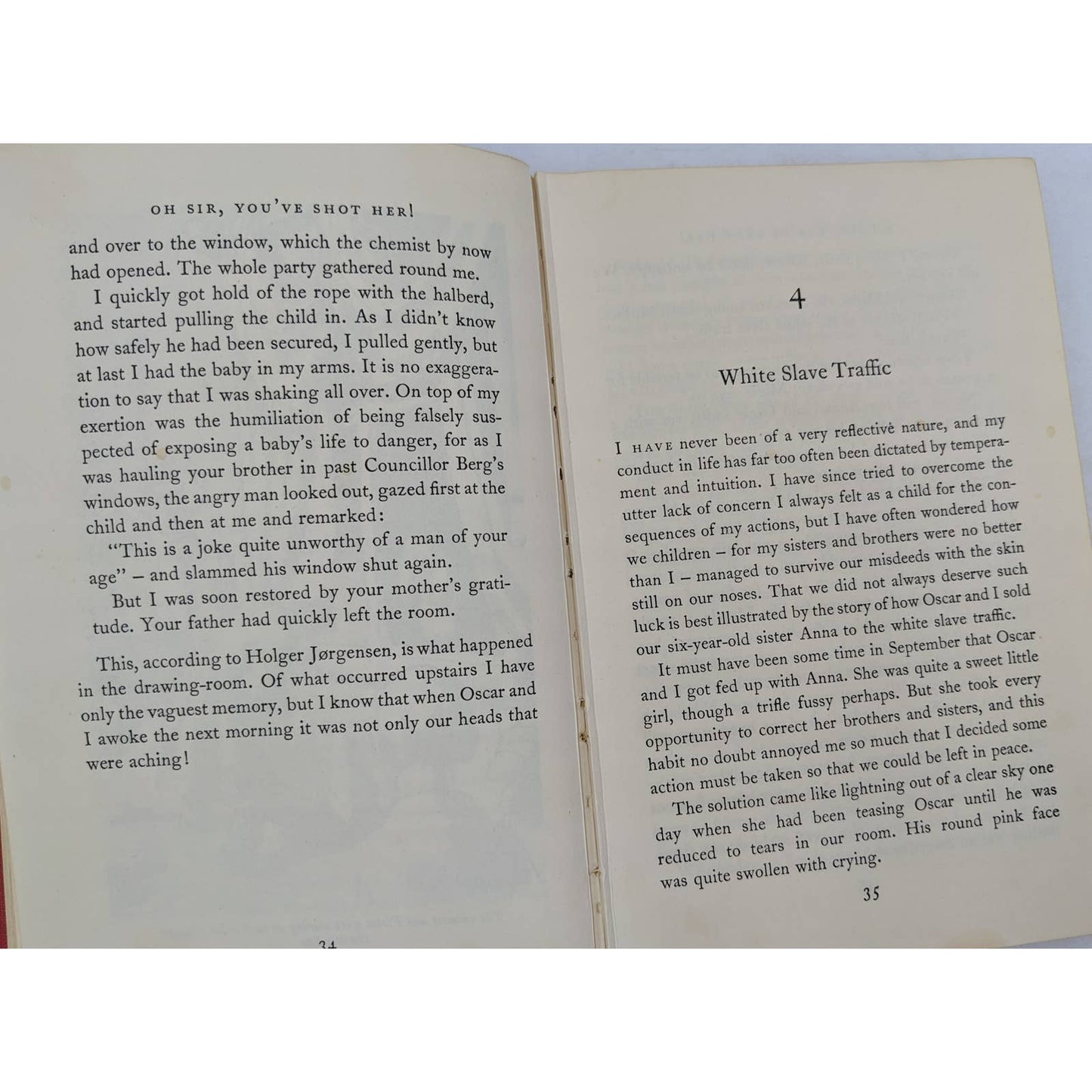 Oh Sir You've Shot Her Recollections Copenhagen Childhood Benjamin Jacobsen 1959