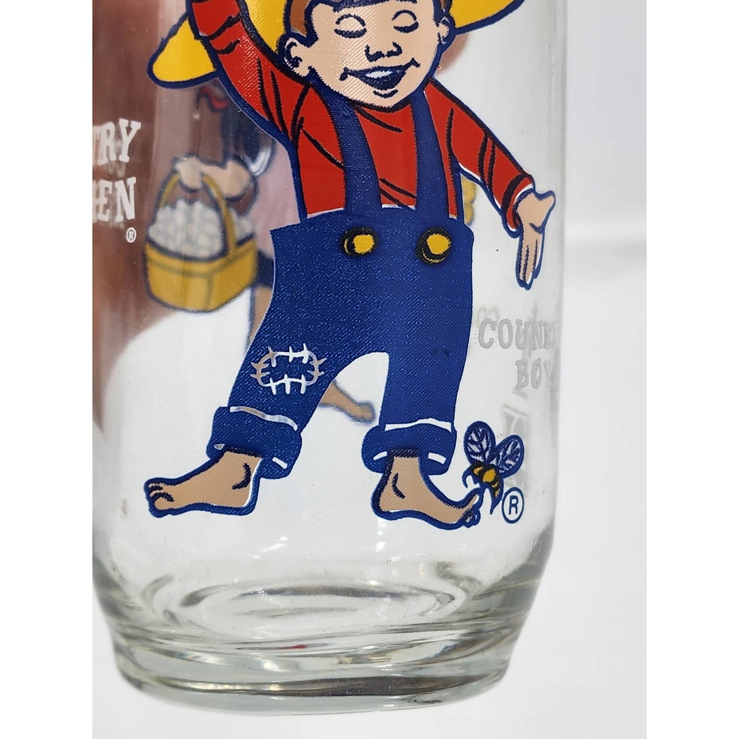 Pepsi Country Kitchen Country Gal Country Boy Vintage Collector Drinking Glass