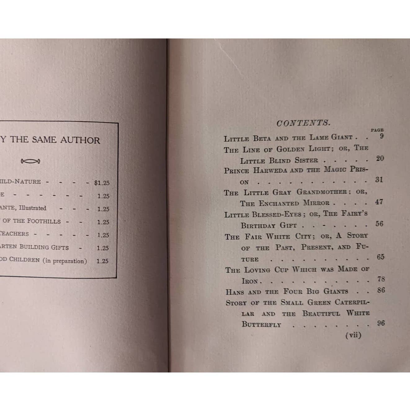 Vintage In Story Land Book Elizabeth Harrison Childrens Stories Written in 1895