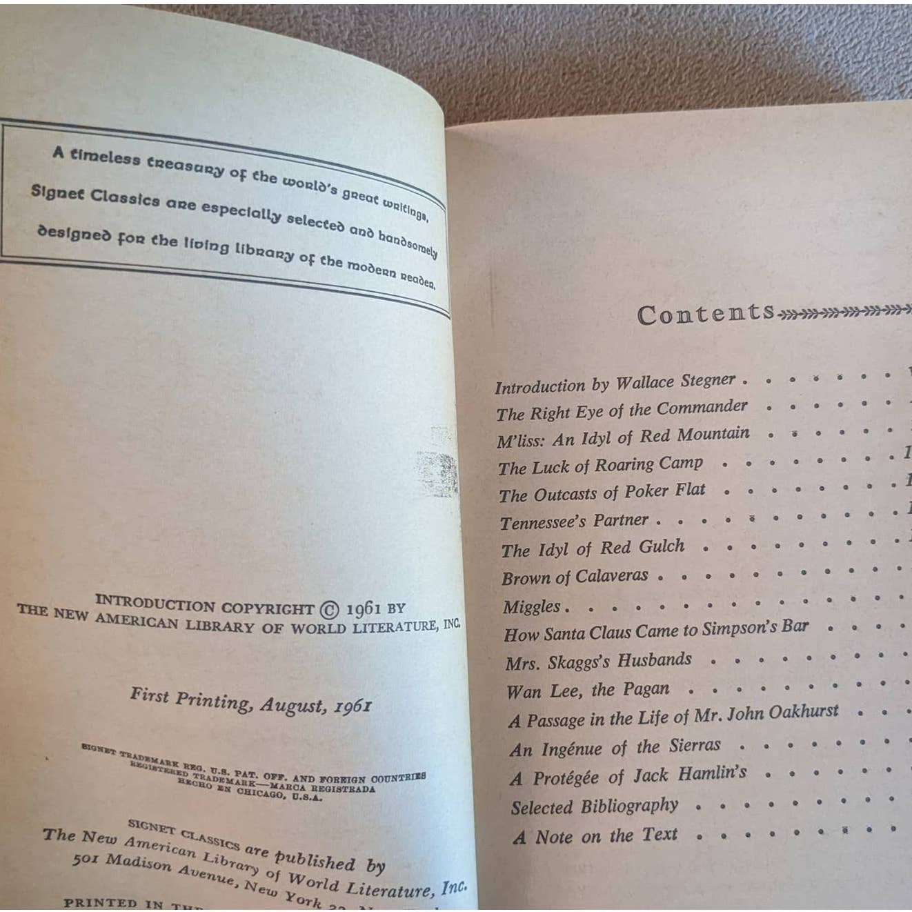 The Outcasts Of Poker Flat And Other Tales 1961 By Bret Harte Western Signet