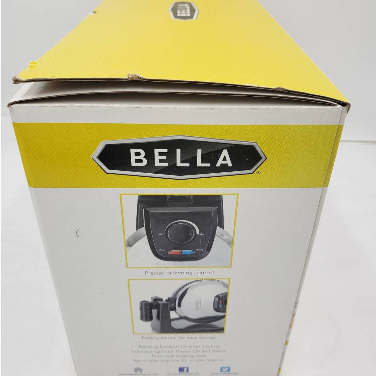Bella Rotating Waffle Maker GH-805 Open Box Never Used