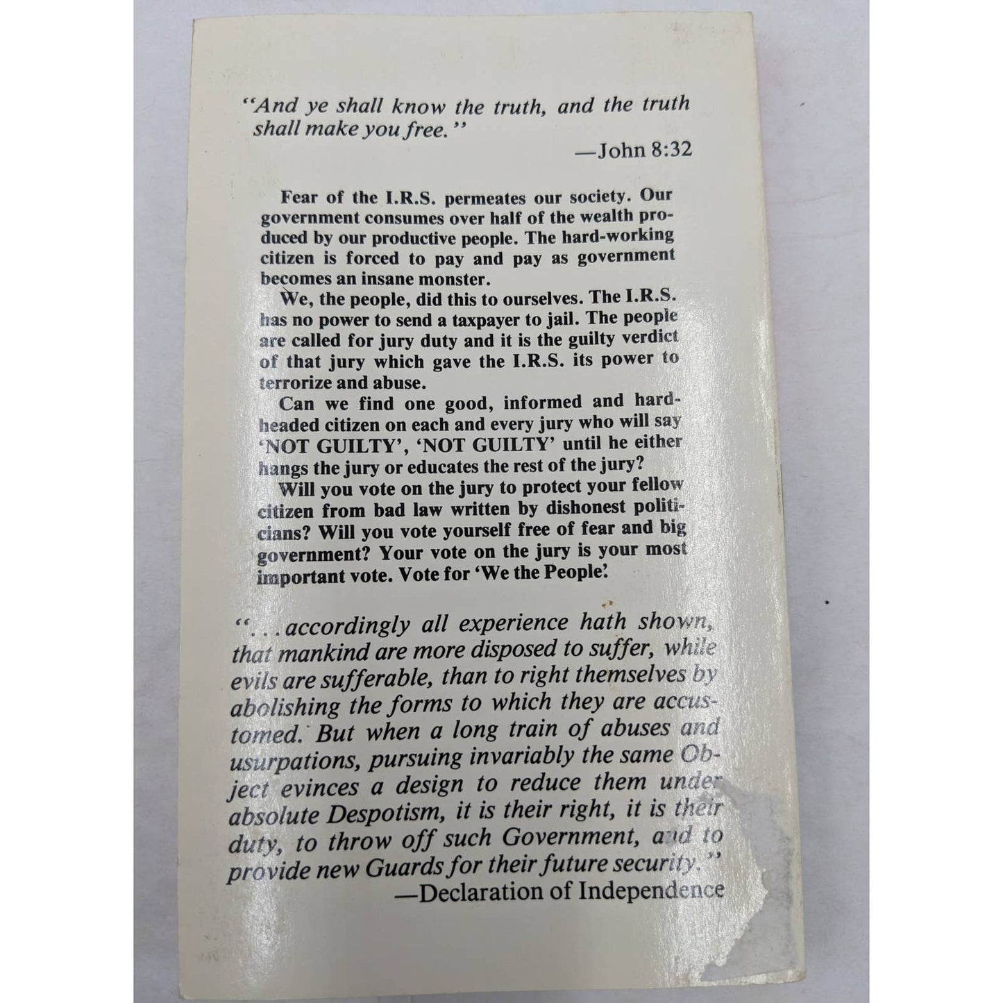 Born Again Republic By M.J "Red" Beckman Montana Fighting Vintage Paperback 1981