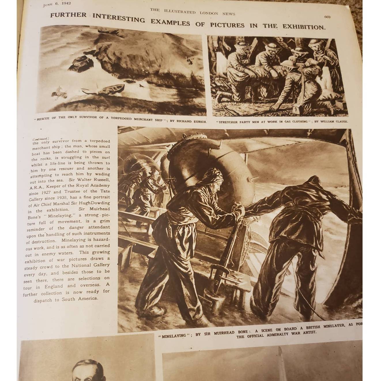 Vintage Illustrated London News Jun 6 1942 Magazine History Vintage Advertising