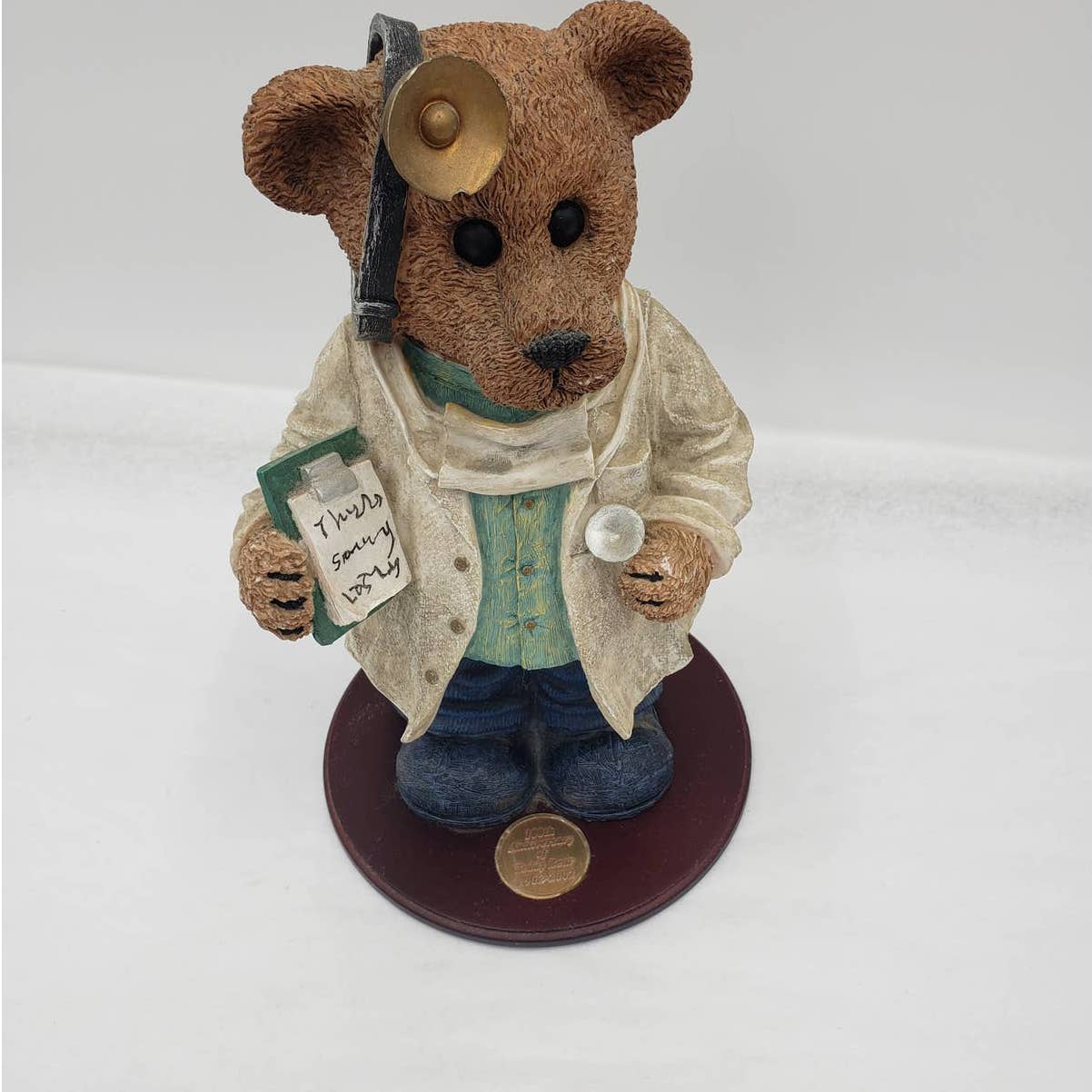 Vintage Doctor Teddy 100th Anniversary of Teddy Bear 1902-2002 9" Tall