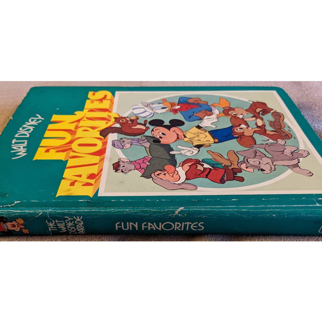 Vintage 1970s Walt Disney Fun Favorites Illustrations Golden Press Childrens