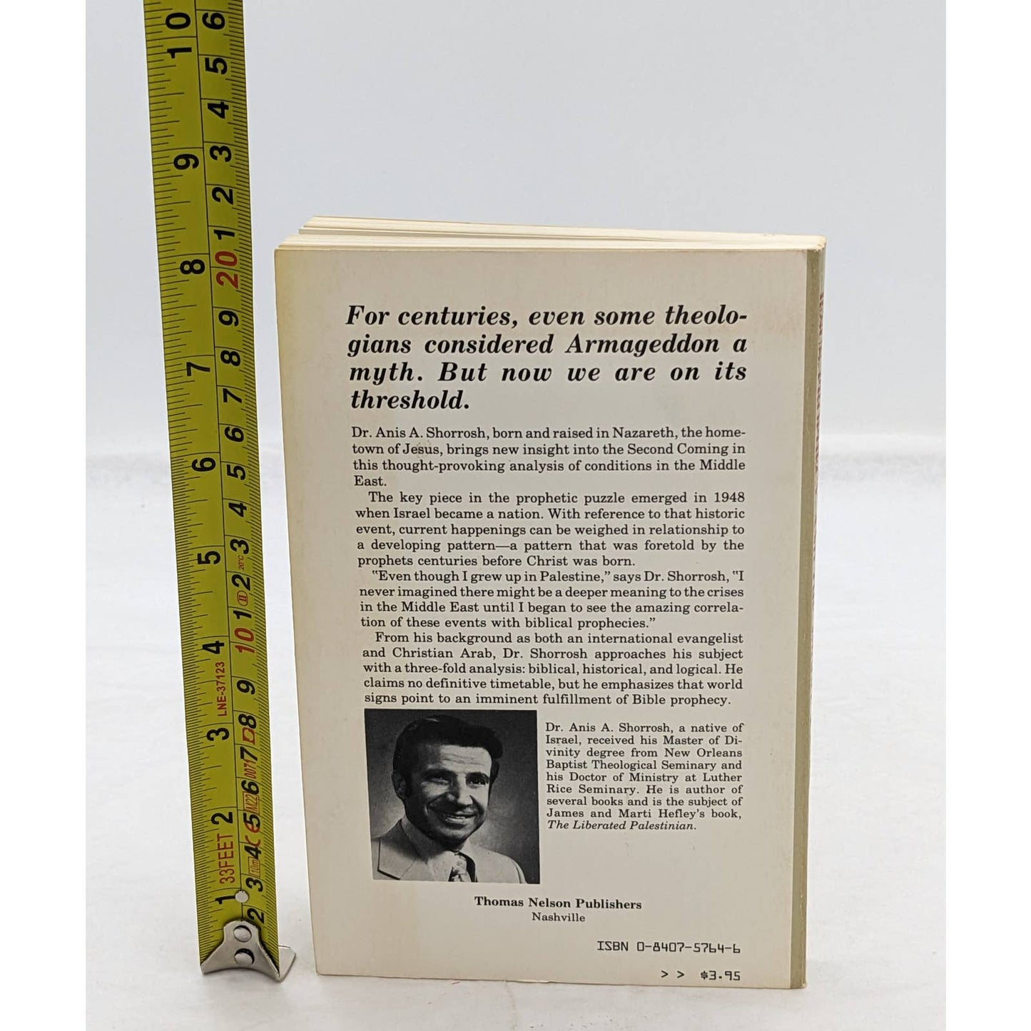 Jesus, Prophecy, And The Middle East By Dr. Anis A. Shorrosh Vintage Paperback