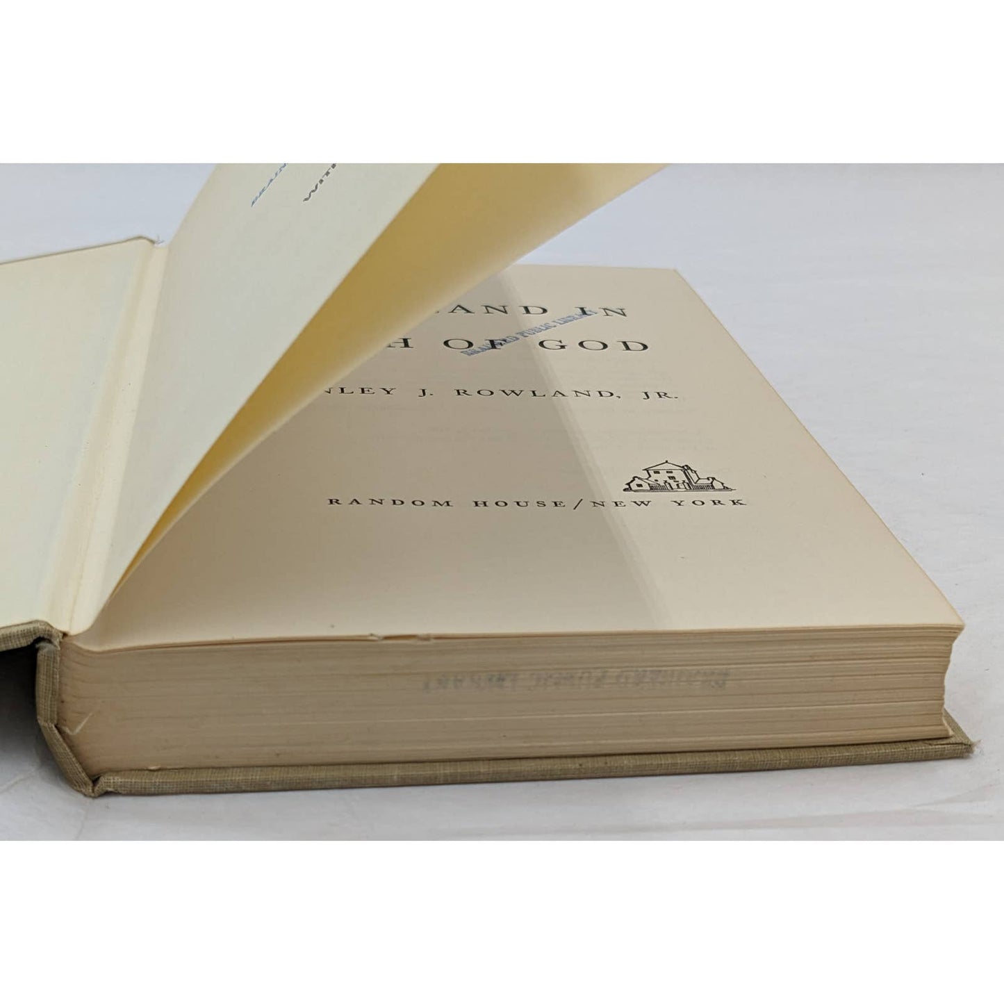 Land In Search Of God By Stanley J Rowland Christian Vintage First Printing 1958