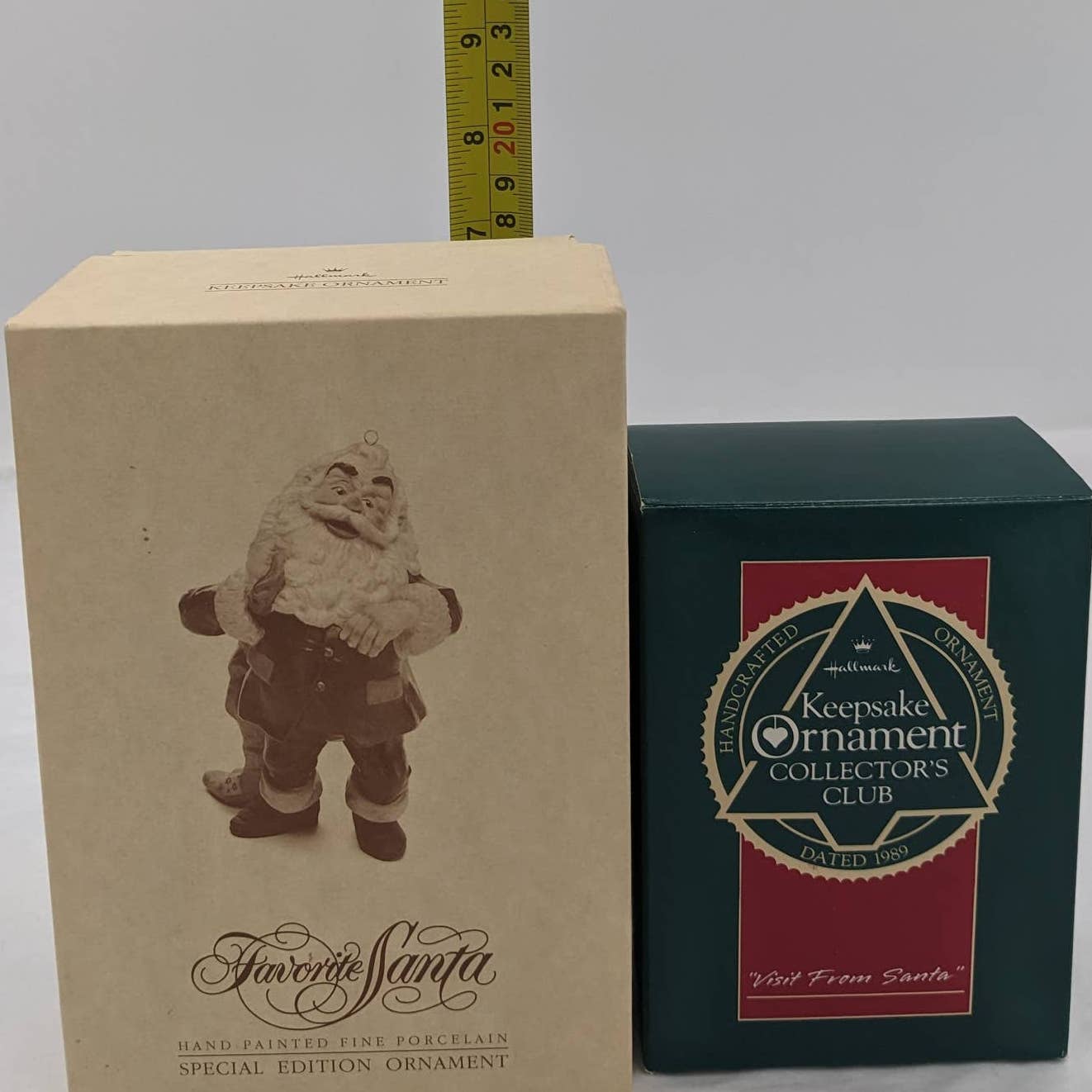Hallmark Ornaments Vintage 1980s Favorite Santa Special Edition Visit From Santa