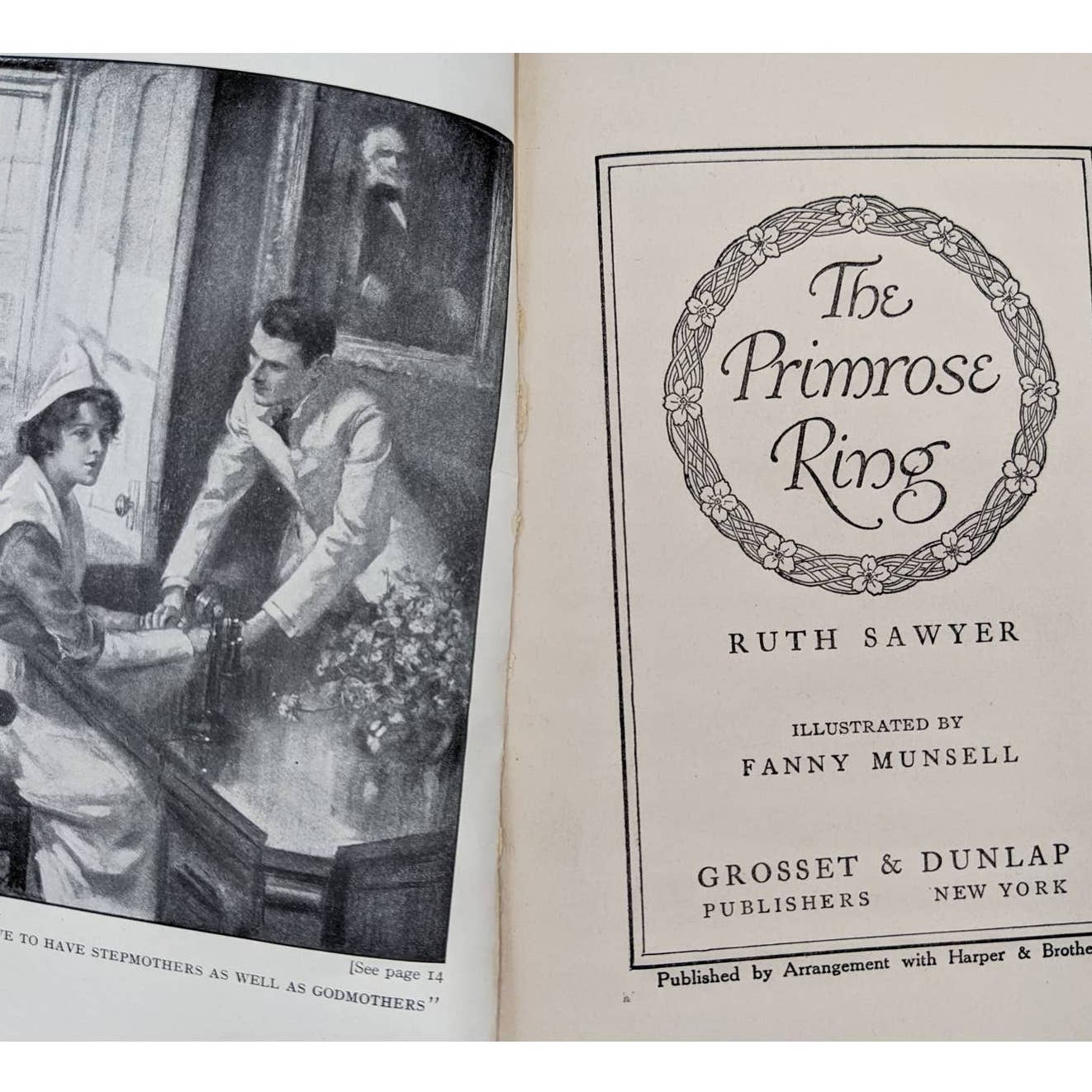 The Primrose Ring By Ruth Sawyer Antiquarian Book Novel Early Edition 1915