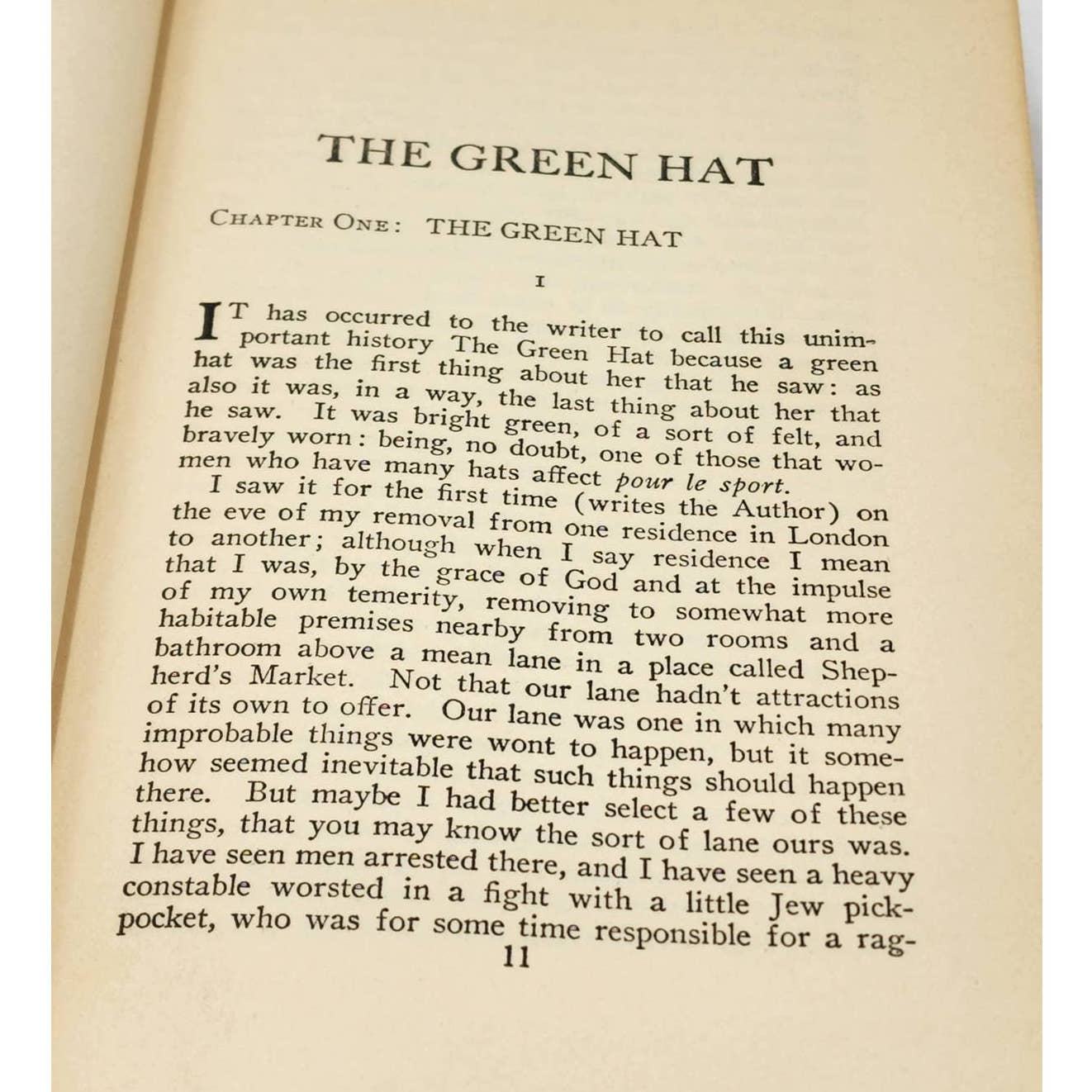 The Green Hat By Michael Arlen Best Selling Novel Early Edition Antiquarian 1924