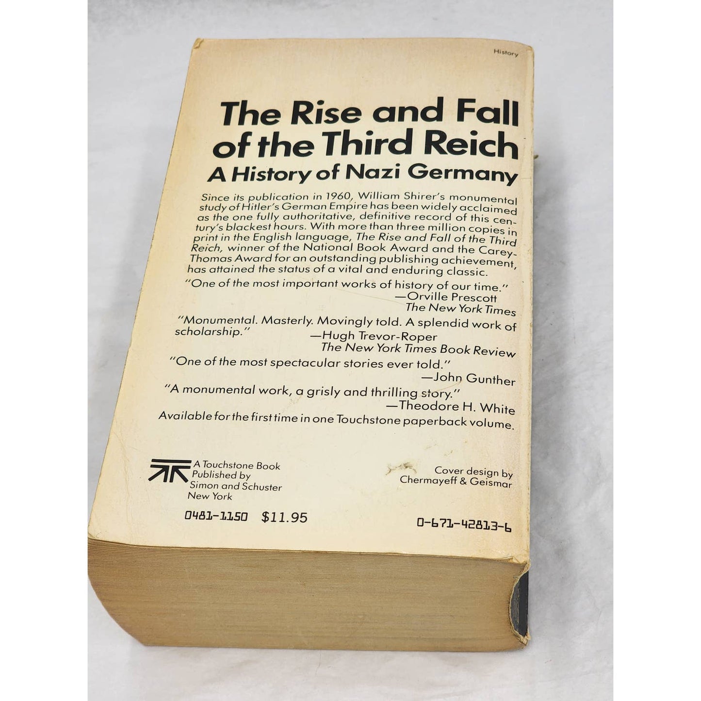 Rise And Fall Of Third Reich A History Of Nazi Germany By William L. Shirer 1960